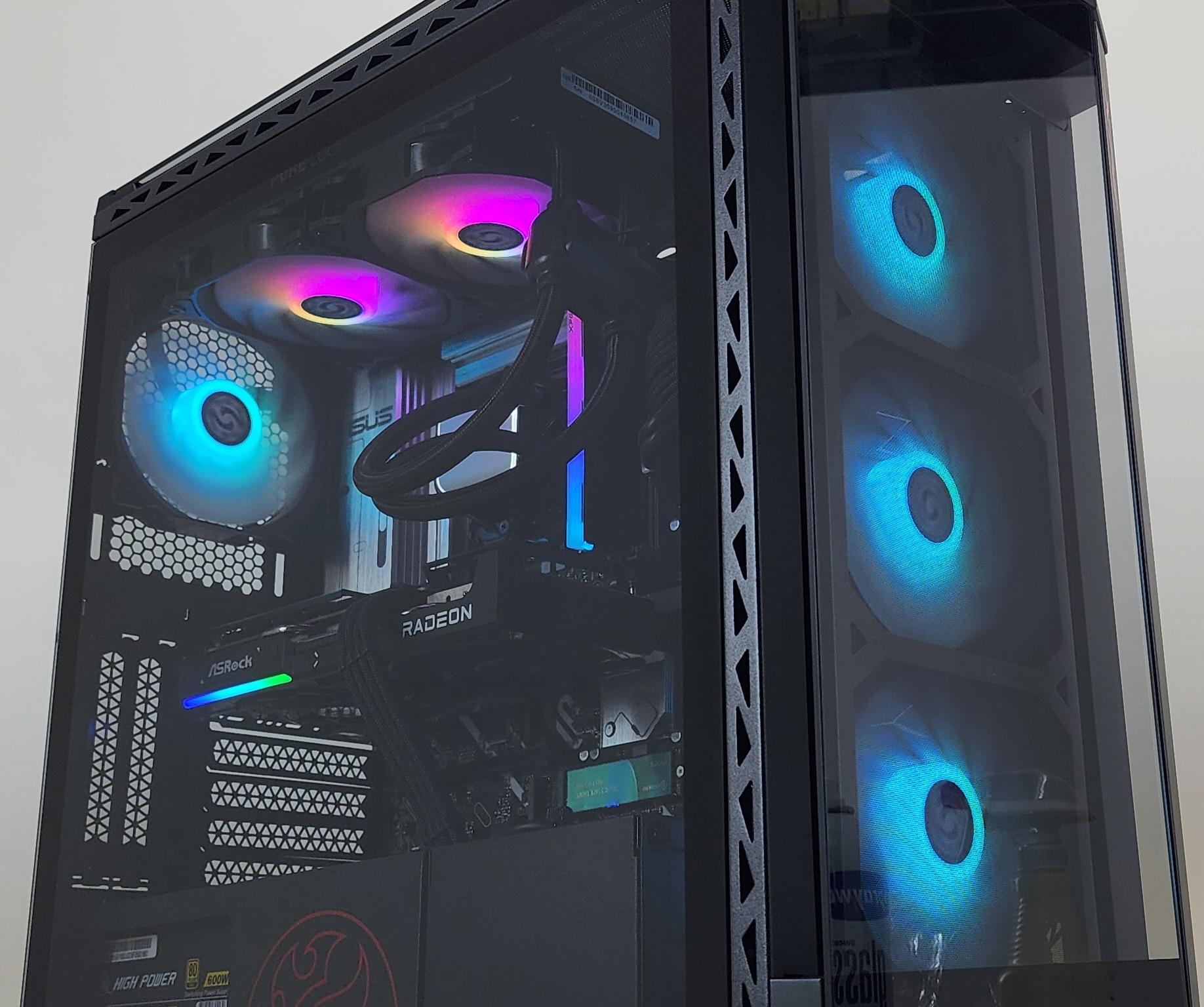 Gaming PC Ultra 5 250KF 16GB RAM 1TB SSD RX 9060 8GB Windows 11 Computer