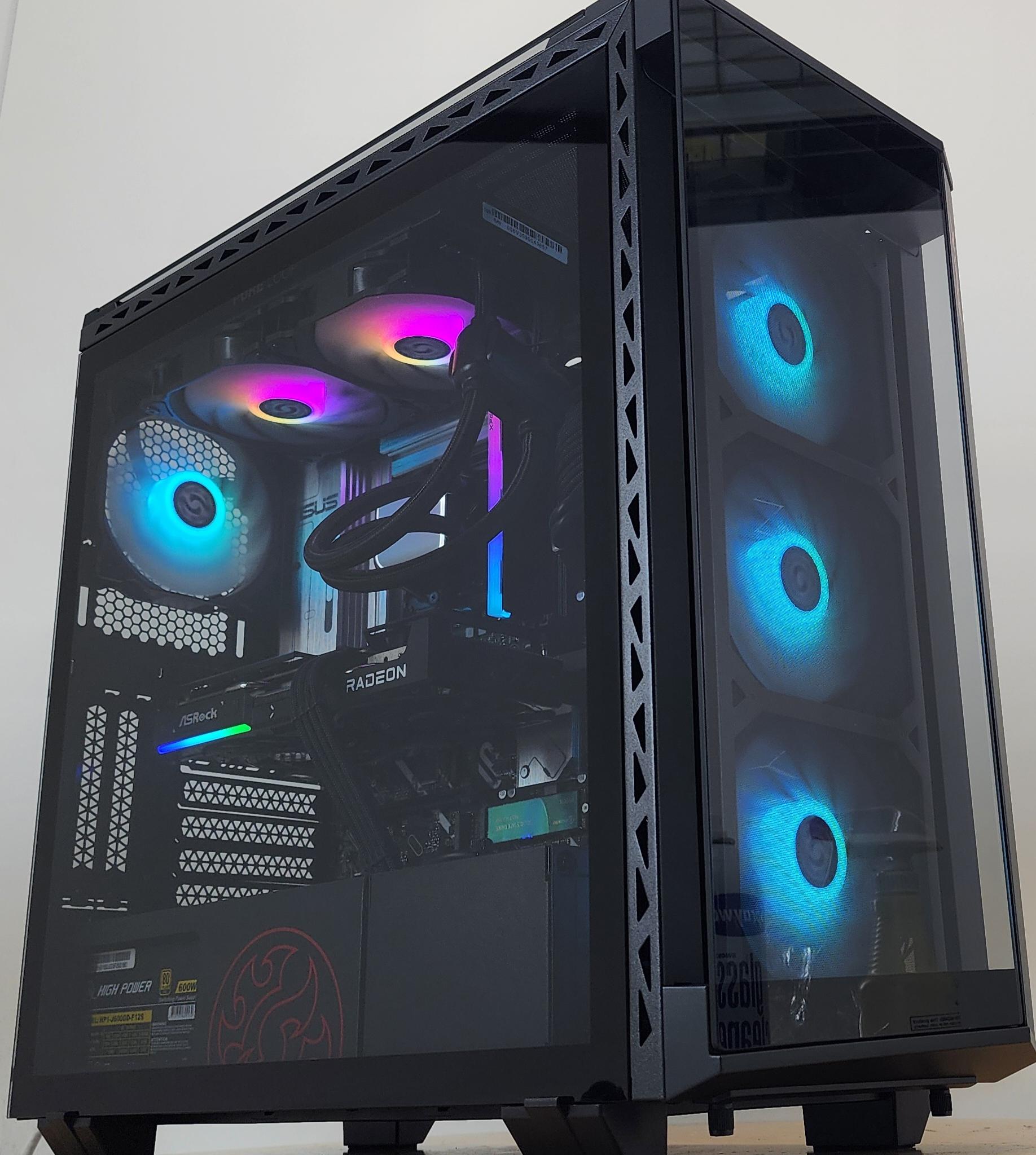 Gaming PC Ultra 5 250KF 16GB RAM 1TB SSD RX 9060 8GB Windows 11 Computer