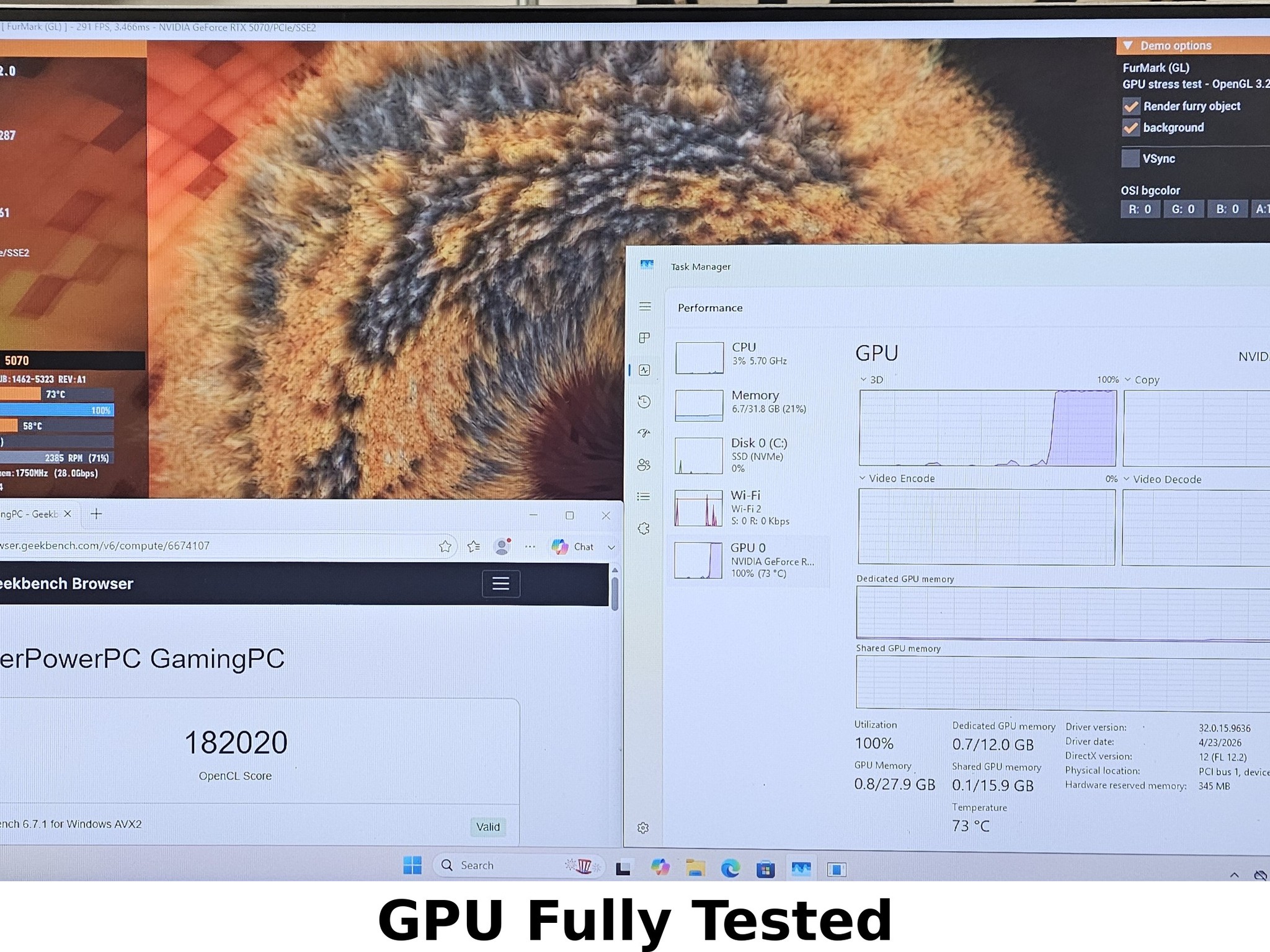 RTX 5070 MSI 12GB