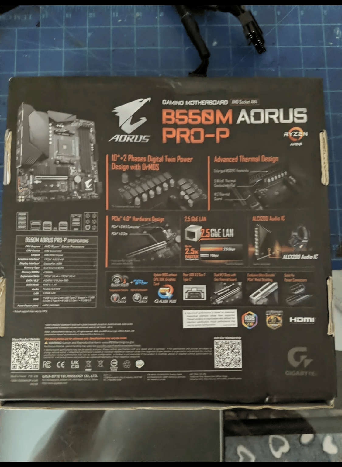 Gigabyte B550M AORUS PRO-P AM4 MOTHERBOARD