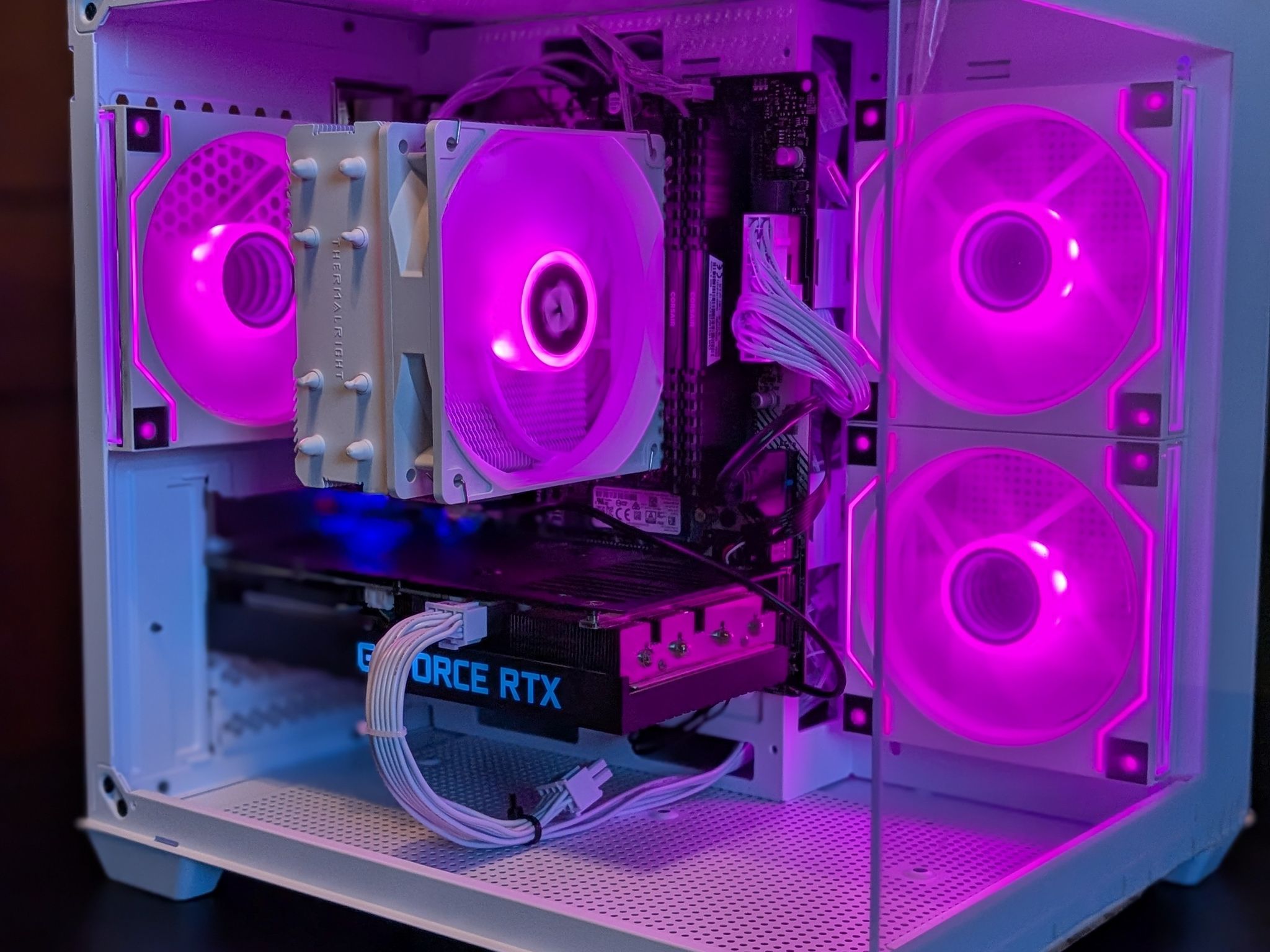 Ryzen 5 3600 | RTX 3060 Ti - White Fish Tank Gaming PC