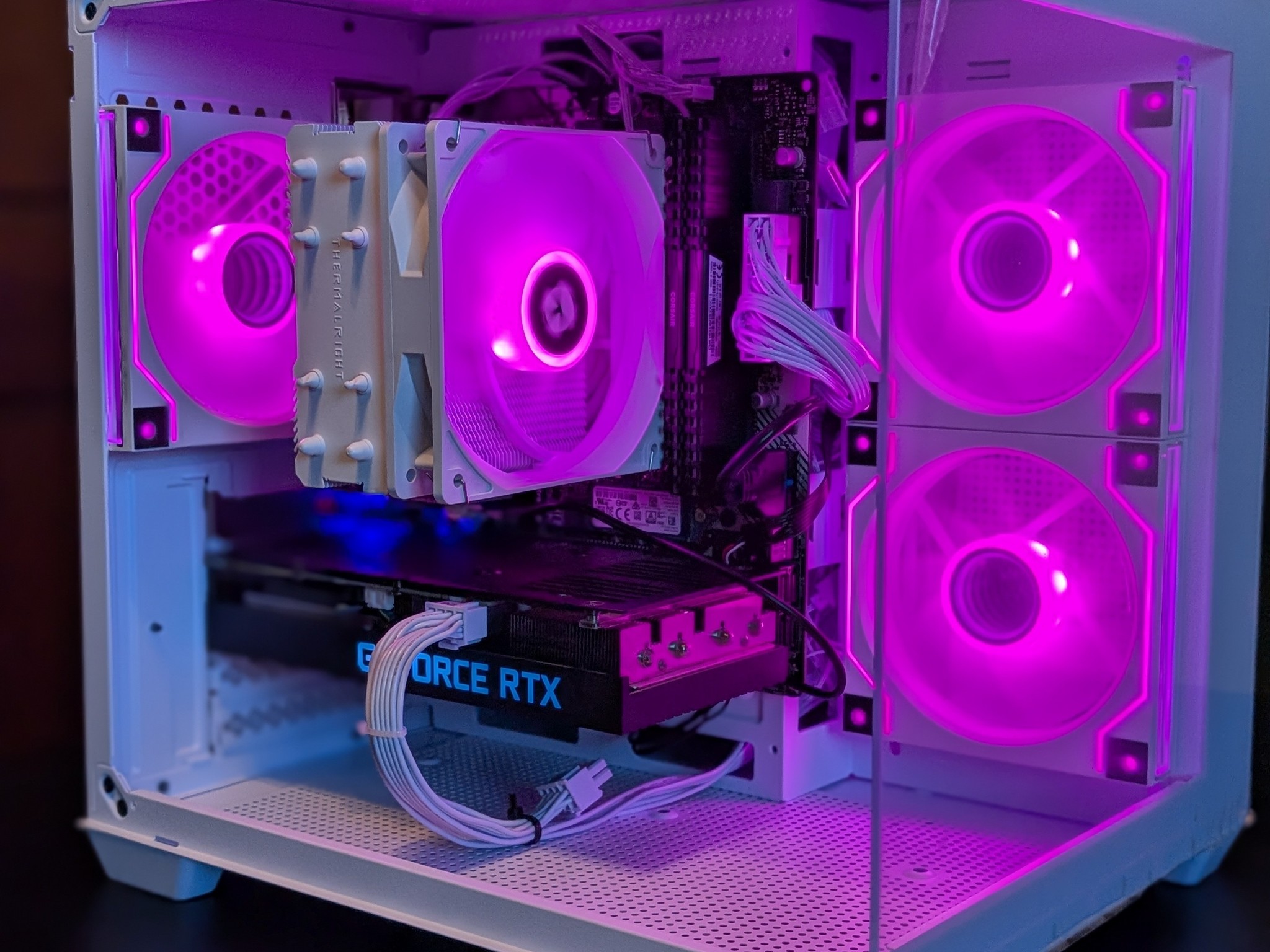 Ryzen 5 3600 | RTX 3060 Ti - White Fish Tank Gaming PC