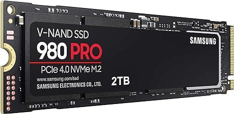 SAMSUNG 980 PRO SSD 2TB PCIe NVMe Gen 4 Gaming M.2 Internal Solid State Drive Memory Card