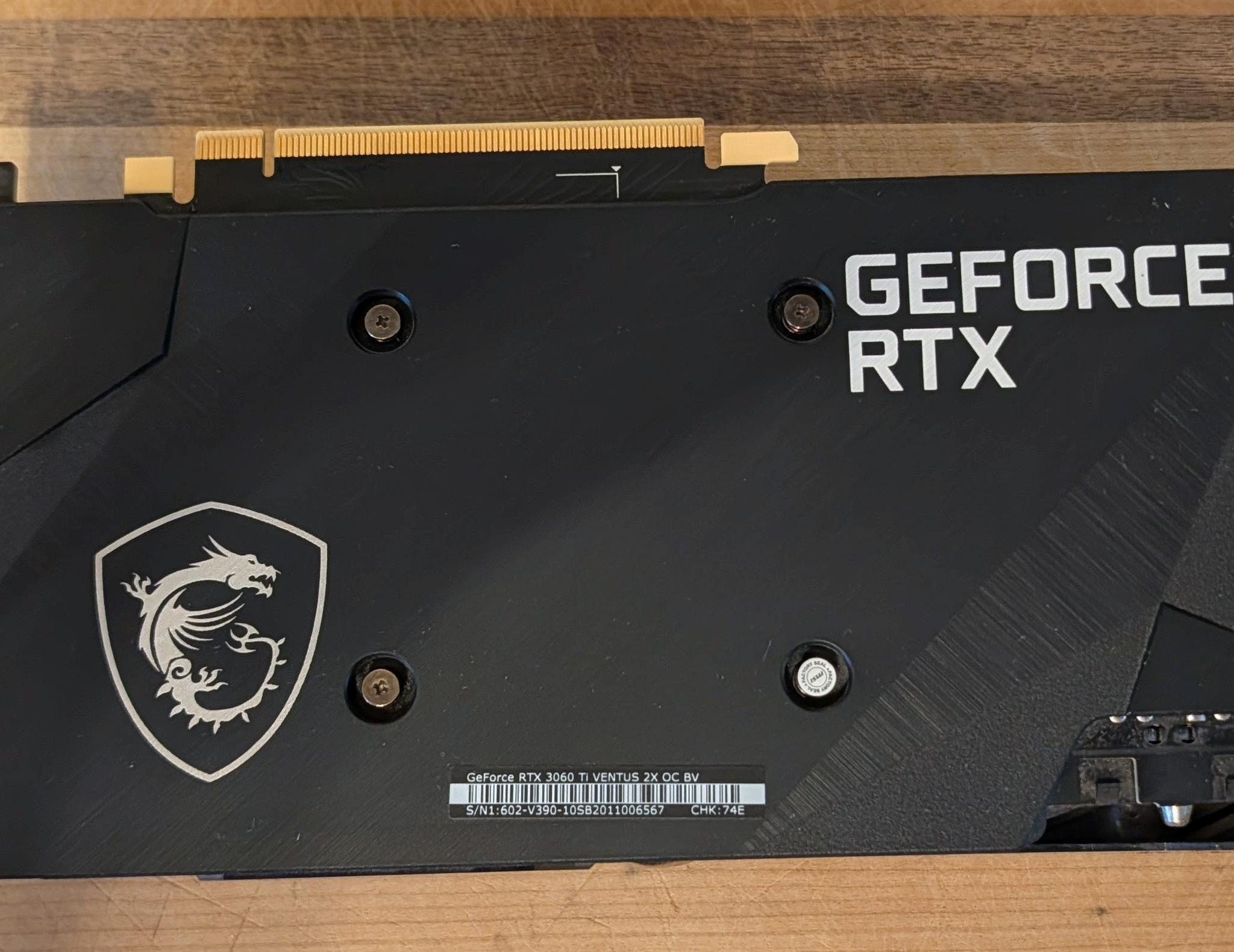RTX 3060TI MSI VENTUS 2X OC Nvidia Geforce