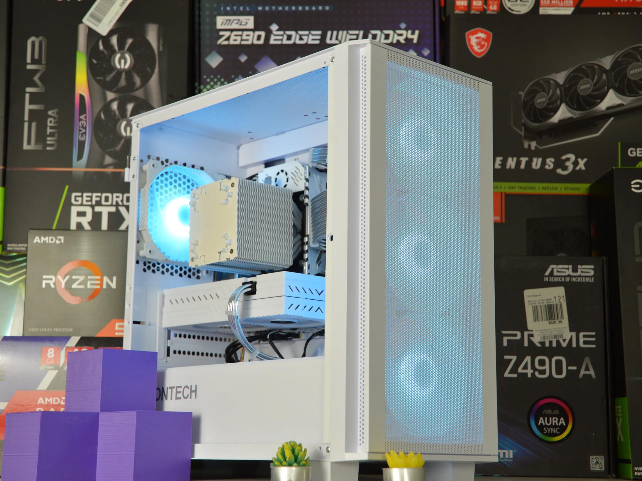 ⚪⚪| RX 580 8GB | INTEL XEON E5 2670 V3 | 16GB RAM | 512GB SSD + 1TB HDD | White-Out |
