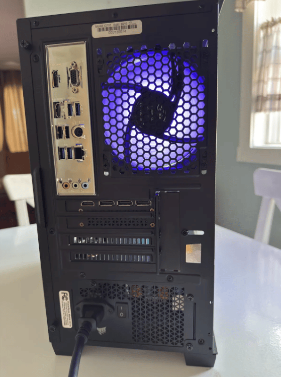 Black RGB Gaming PC - 3060 - Ryzen & 2700X - 16GBs ram - 500GB SSD