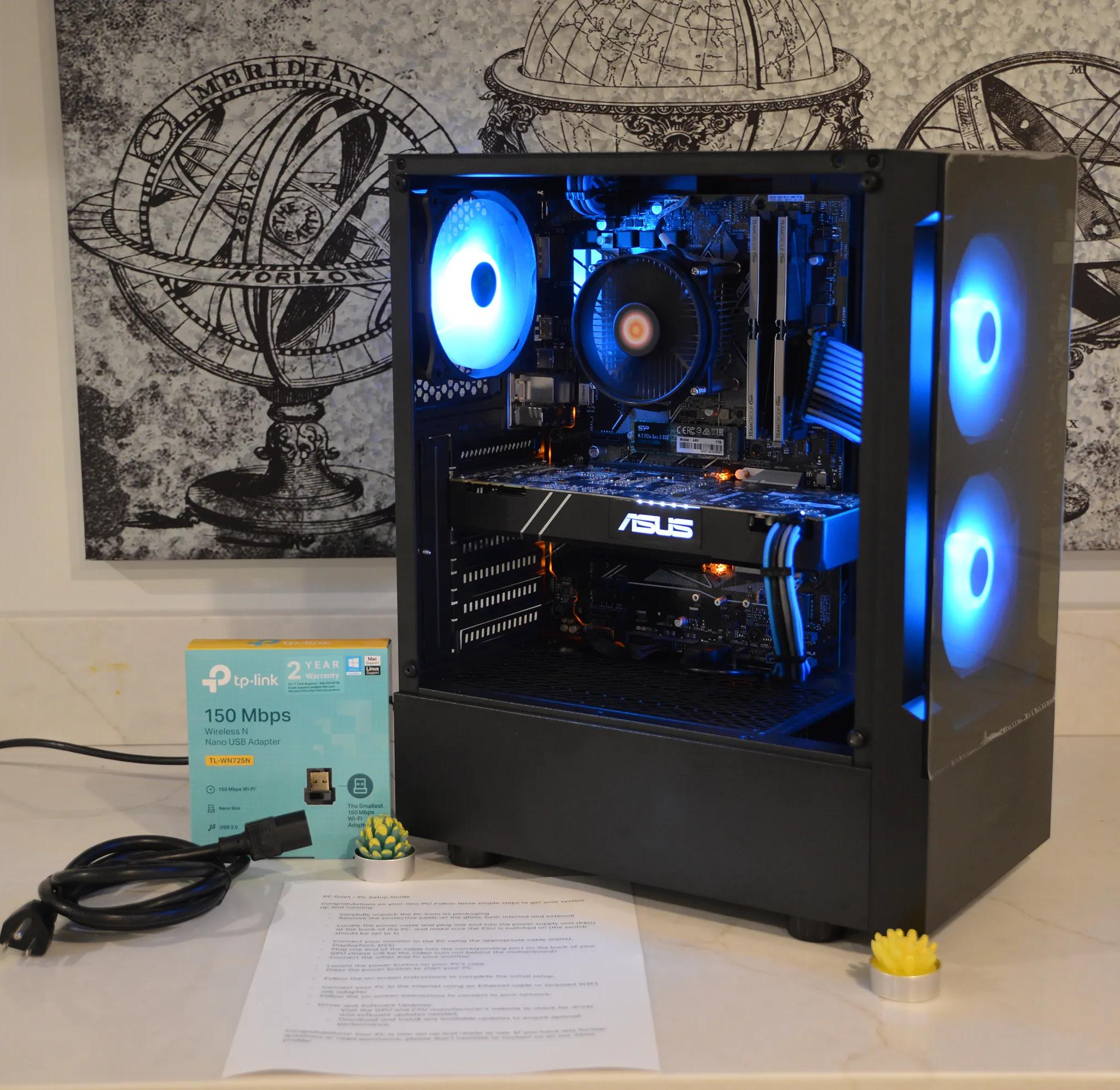 ⚫️🔵 Midnight Azure 🔵⚫️| Intel Core I7 8700K | NVIDIA GTX 1070 | 16GB RAM | 1TB NVME SSD |