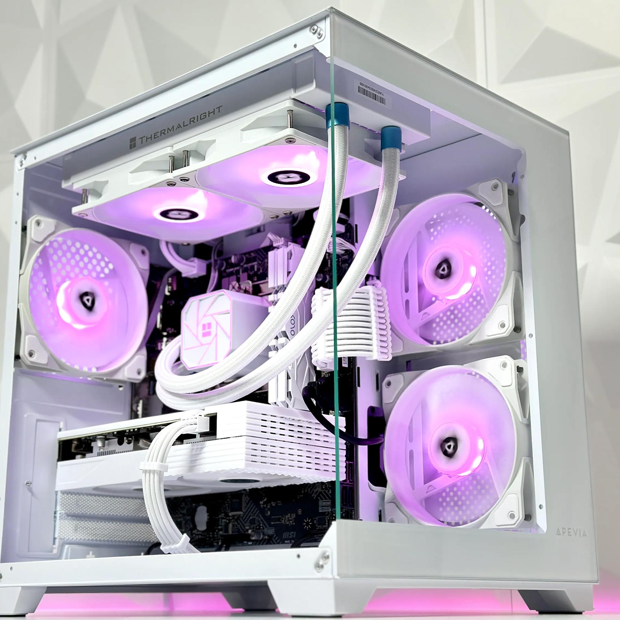 ❄️ · 🥶||Liquid Cooled Gaming PC❄️AMD RX 5600 6GB❄️AMD Ryzen 5 3500X❄️16GB DDR4❄️512GB NVME
