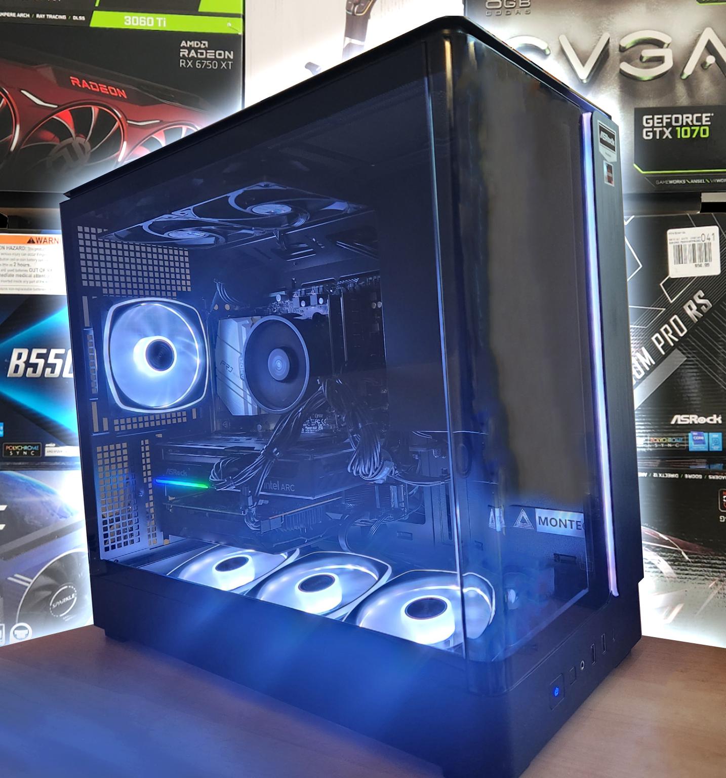 Ryzen 5 3600, Intel Asrock Challenger b570, 32Gb ram, 1Tb nvme ssd