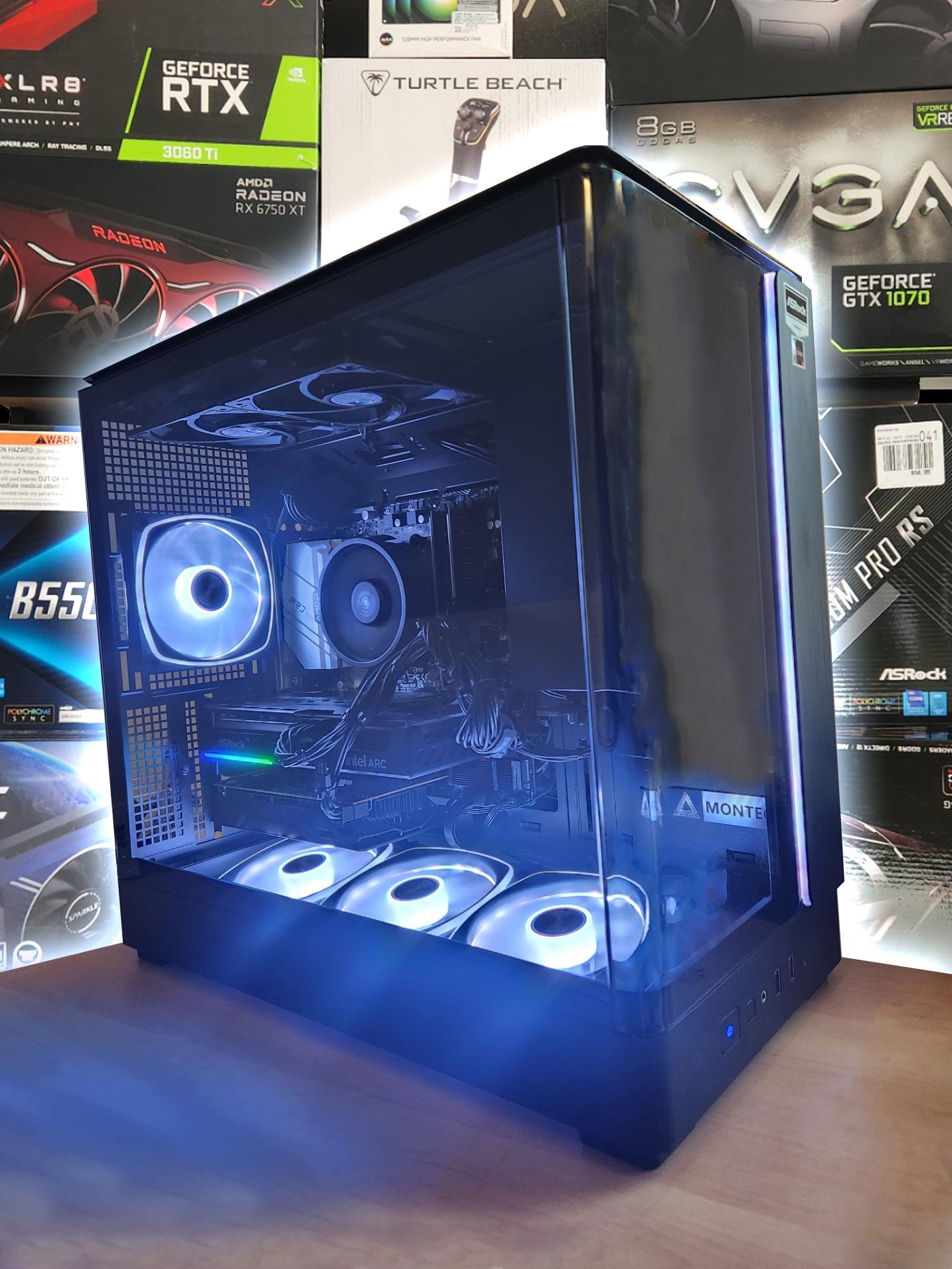Ryzen 5 3600, Intel Asrock Challenger b570, 32Gb ram, 1Tb nvme ssd
