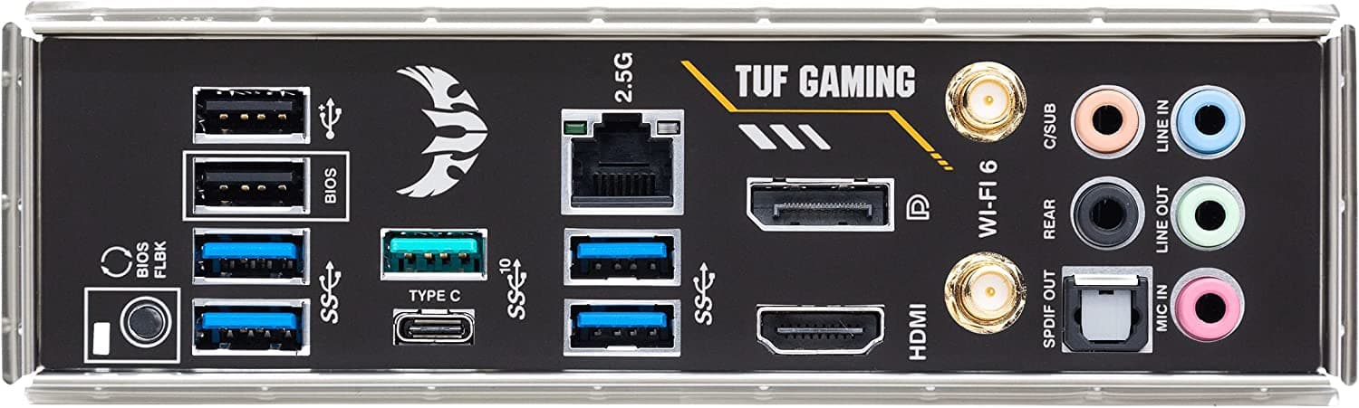ASUS TUF GAMING B550-PLUS WIFI II AMD Socket AMD B550 ATX M.2 Desktop Motherboard A