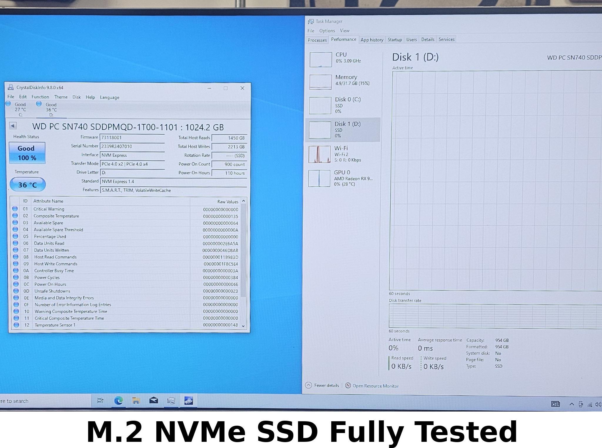 1TB NVMe M.2 2230 SSD