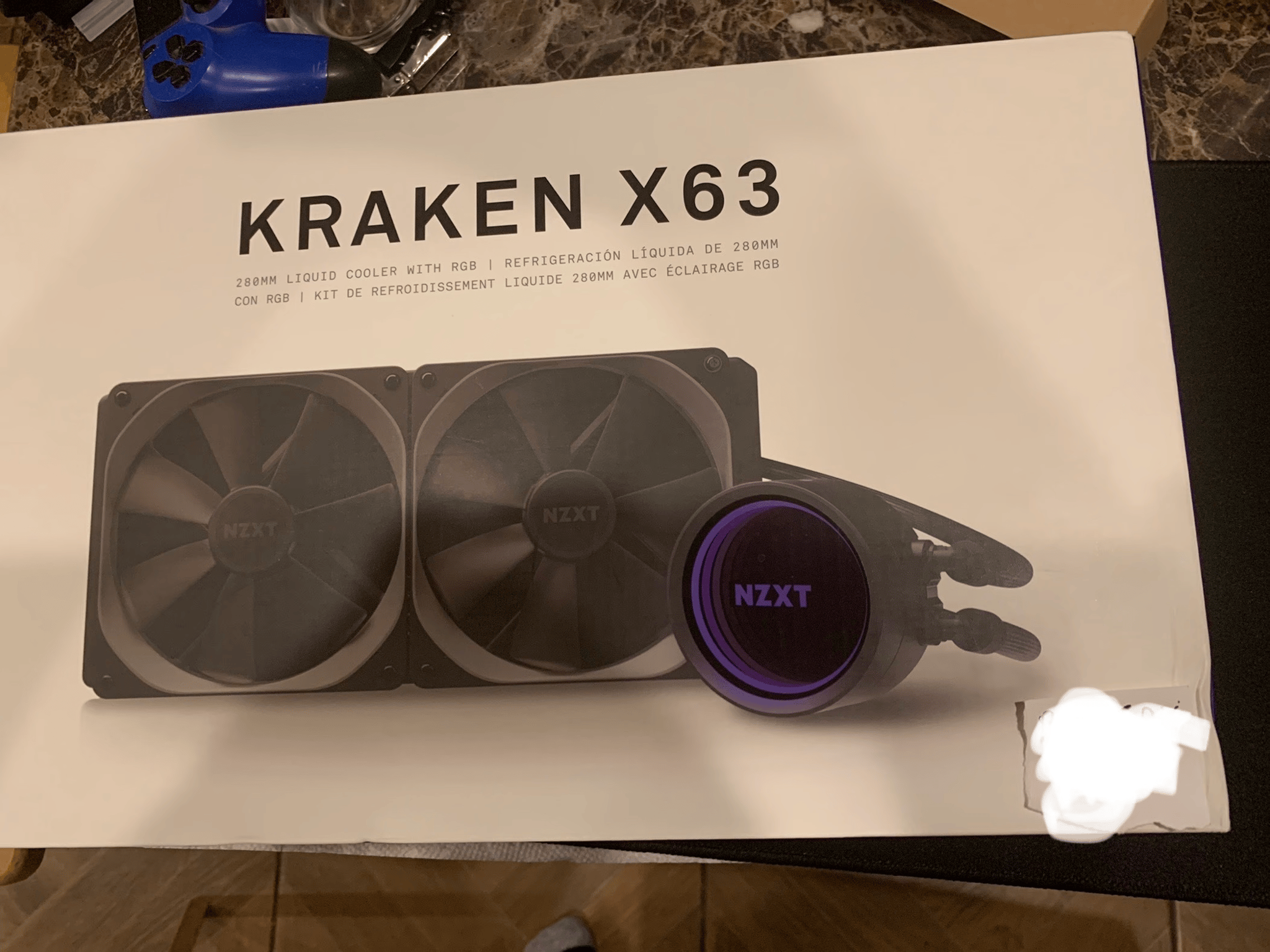 Excellent Condition NZXT Kraken X63 98.17 CFM Liquid CPU Cooler, AIO