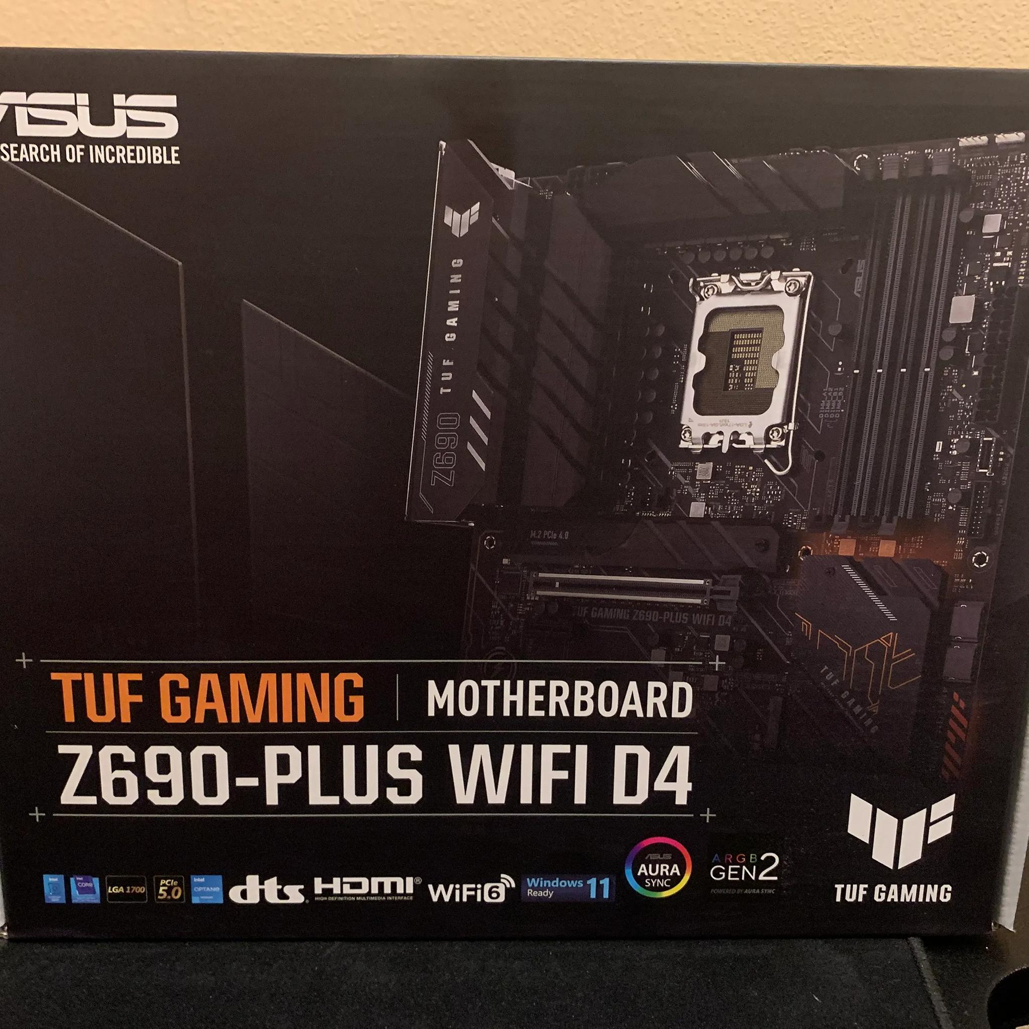 Act fast! BNIB/Sealed Asus TUF gaming z690-plus WIFI D4
