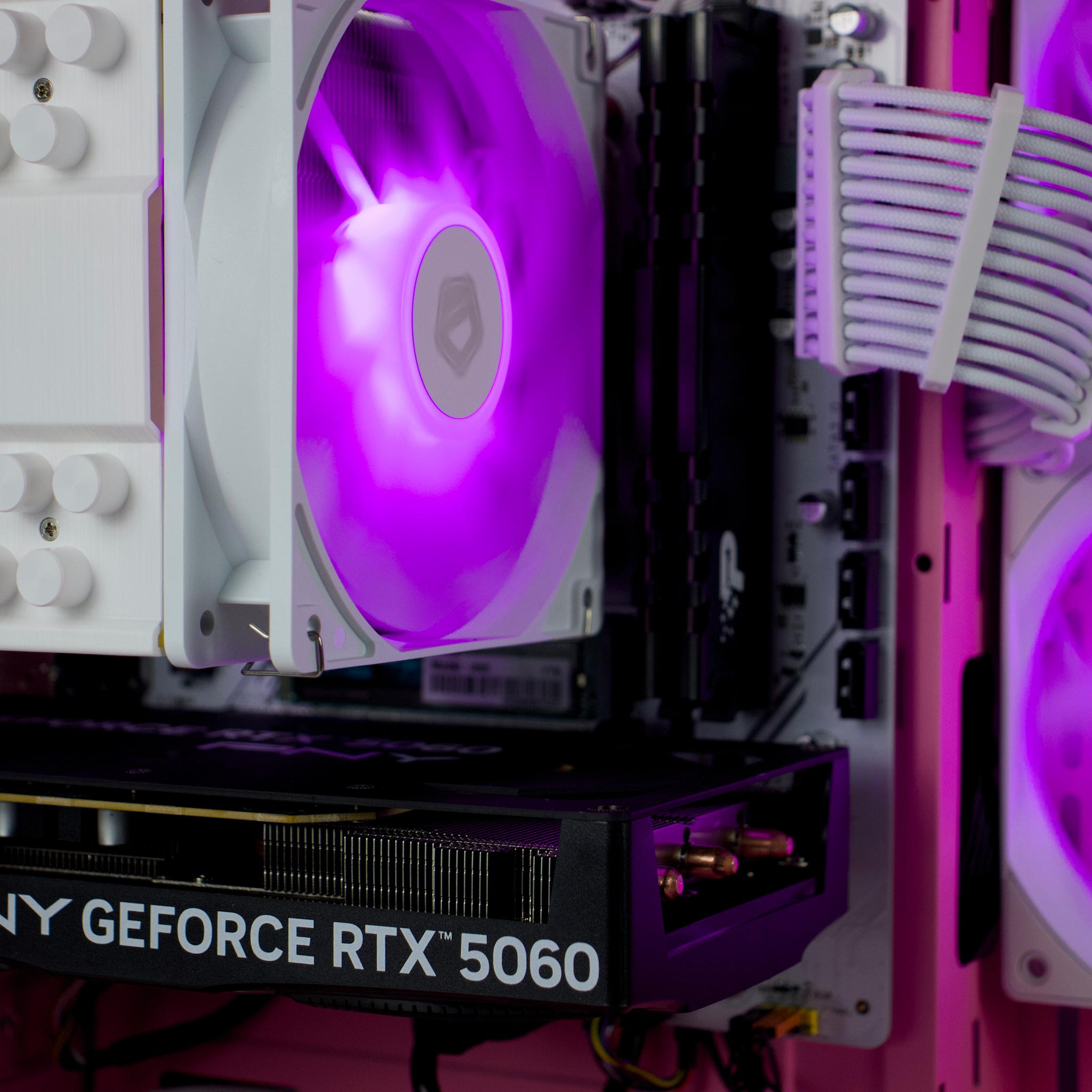 🩷🤍 - Pink Gaming PC - RTX 5060, Ryzen 5 5600X, 32GB DDR4, 1TB SSD - WiFi/BlueTooth🤍🩷