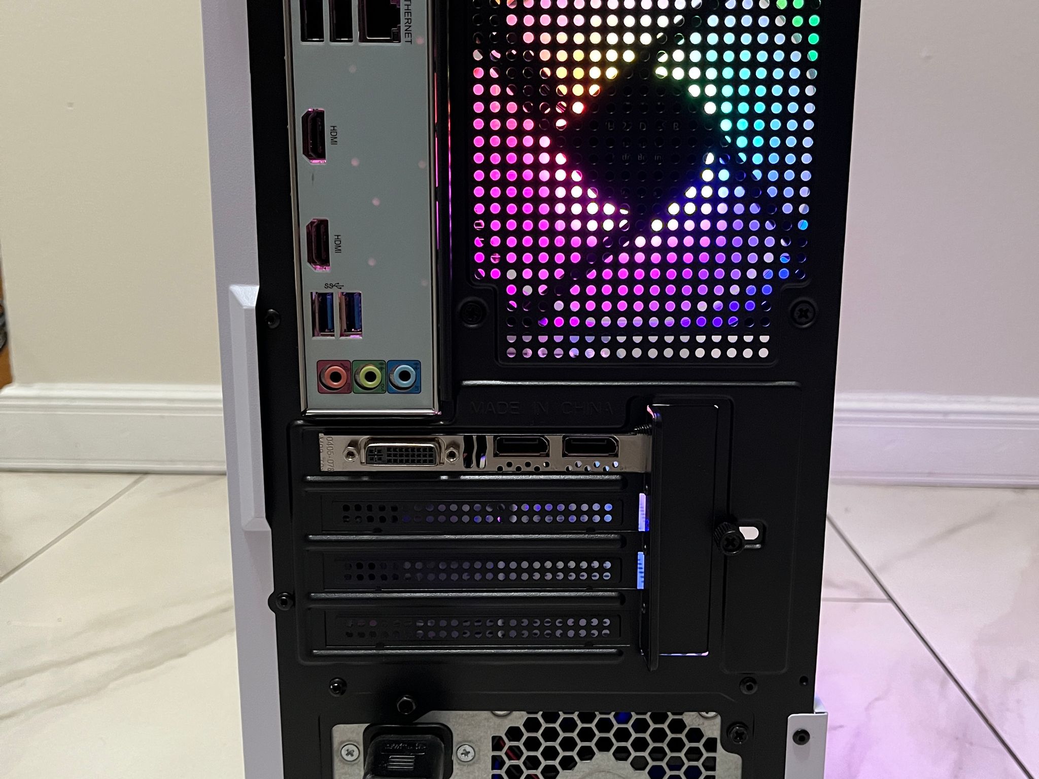 Budget Gaming PC - Intel i5-6400, NVIDIA 4GB GPU, 12GB RAM, 256GB SSD, w/ Wi-Fi & BT
