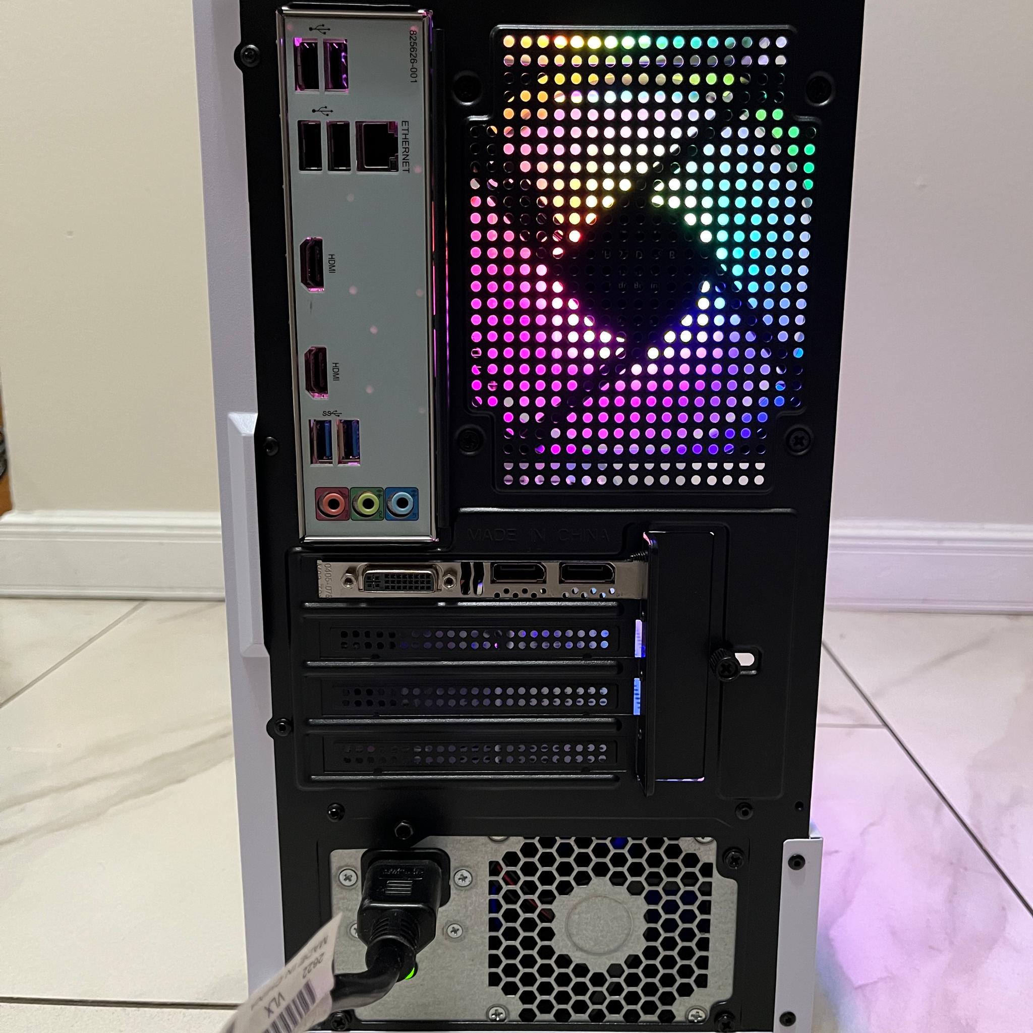 Budget Gaming PC - Intel i5-6400, NVIDIA 4GB GPU, 12GB RAM, 256GB SSD, w/ Wi-Fi & BT