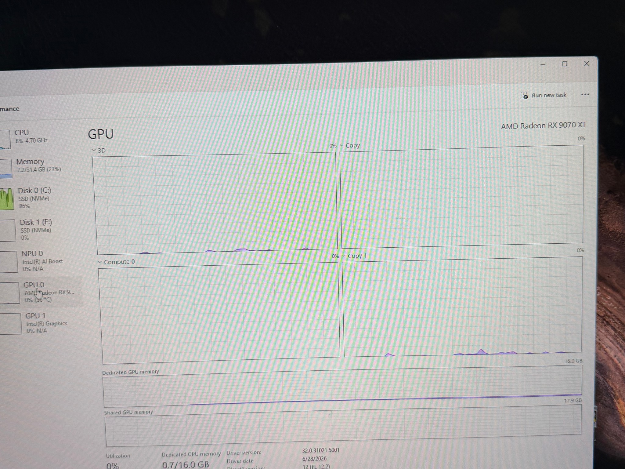 270k plus, 9070xt gaming pc
