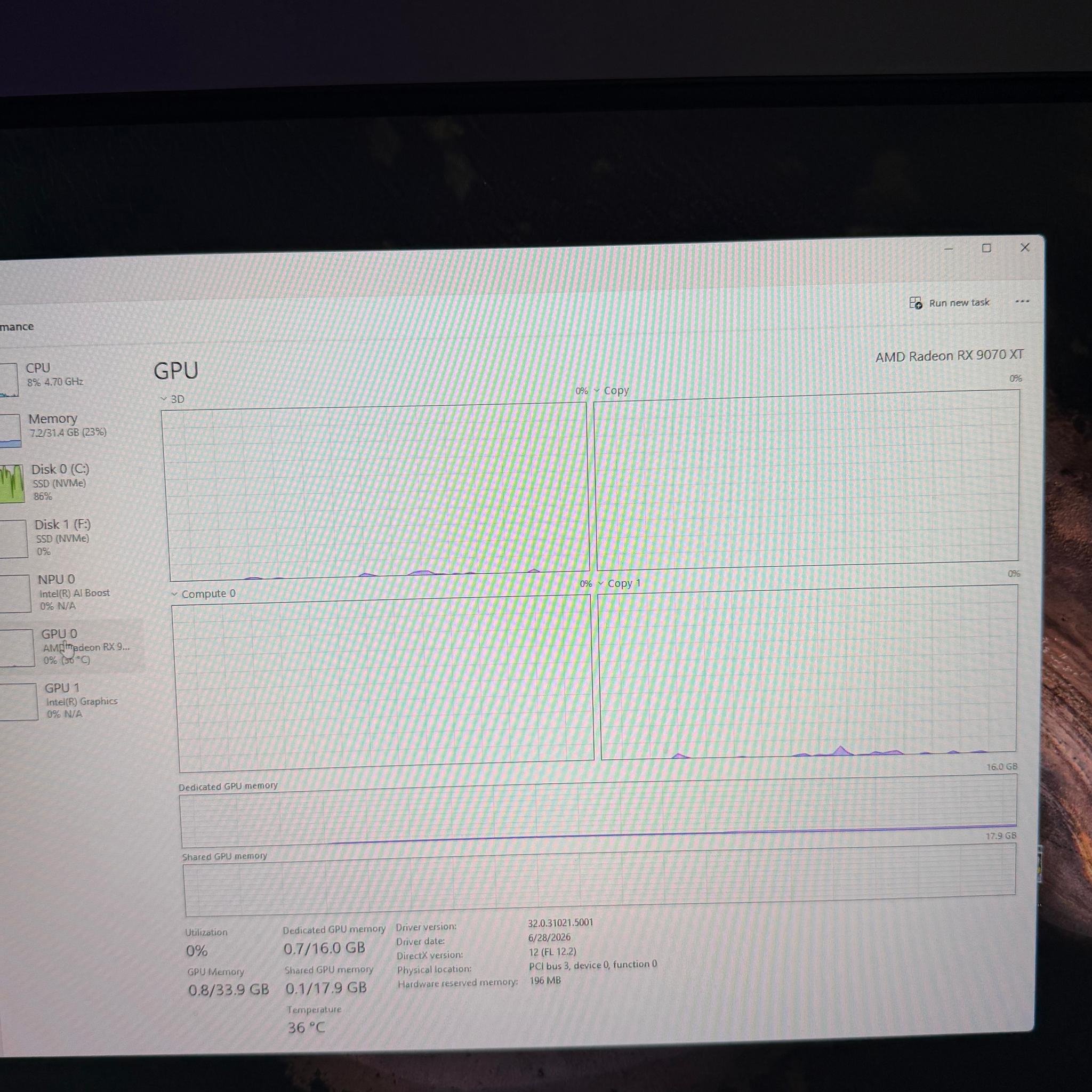 270k plus, 9070xt gaming pc