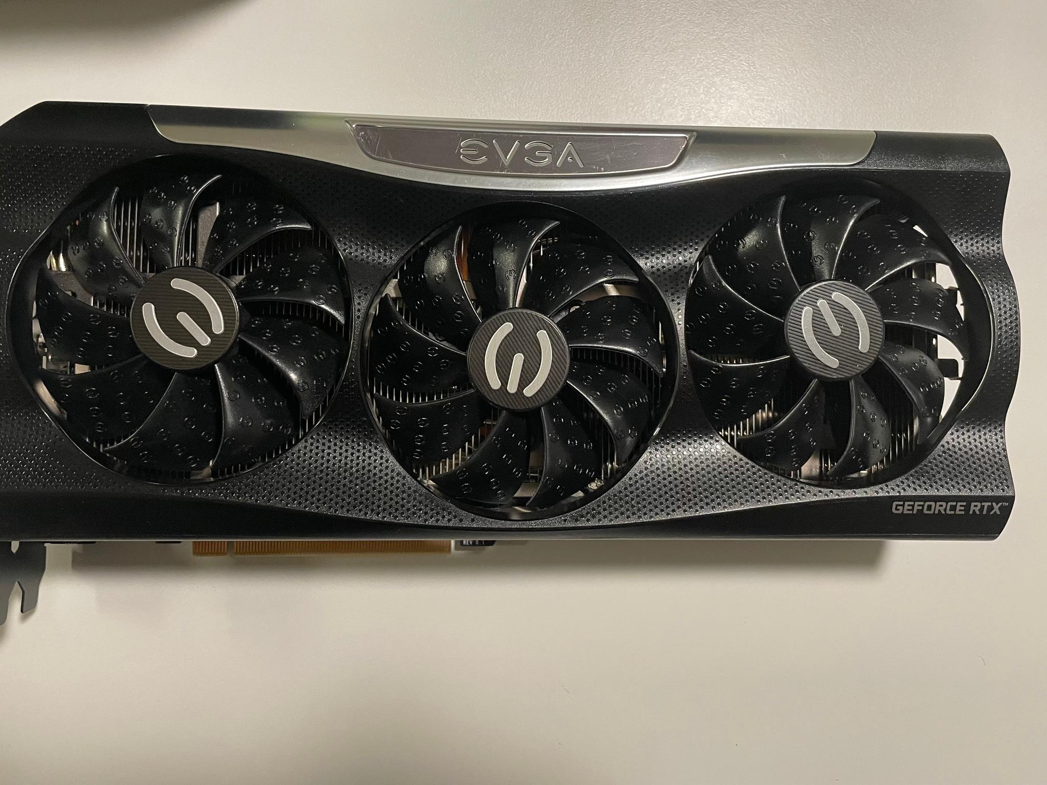 EVGA GeForce RTX 3080 FTW3 Ultra Gaming, 12G-P5-4877-KL, 12GB GDDR6X - CIB Complete