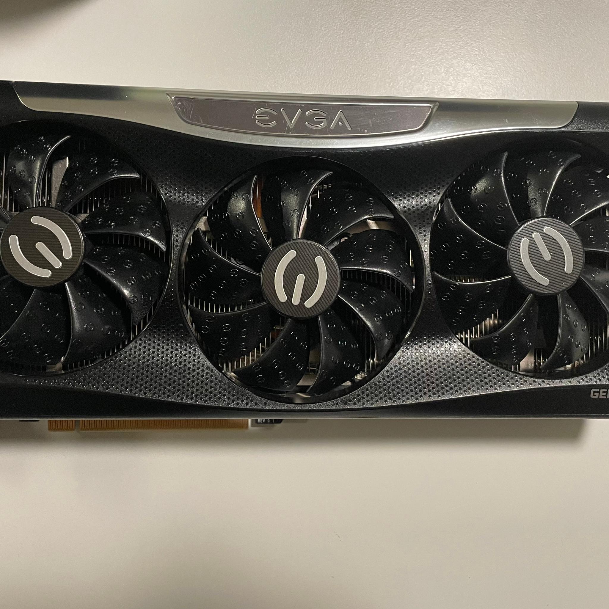 EVGA GeForce RTX 3080 FTW3 Ultra Gaming, 12G-P5-4877-KL, 12GB GDDR6X - CIB Complete