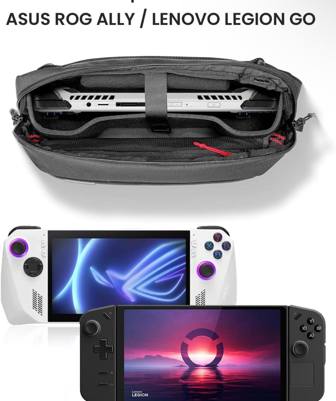 tomtoc Carrying Case for Steam Deck/Steam Deck OLED/ASUS ROG Ally, Storage Portable BaG
