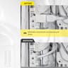 EZDIY-FAB USB 3.2 Gen 2 Type-E 90 Degree L-Shape Adapter White STD Motherboard USB-C Header
