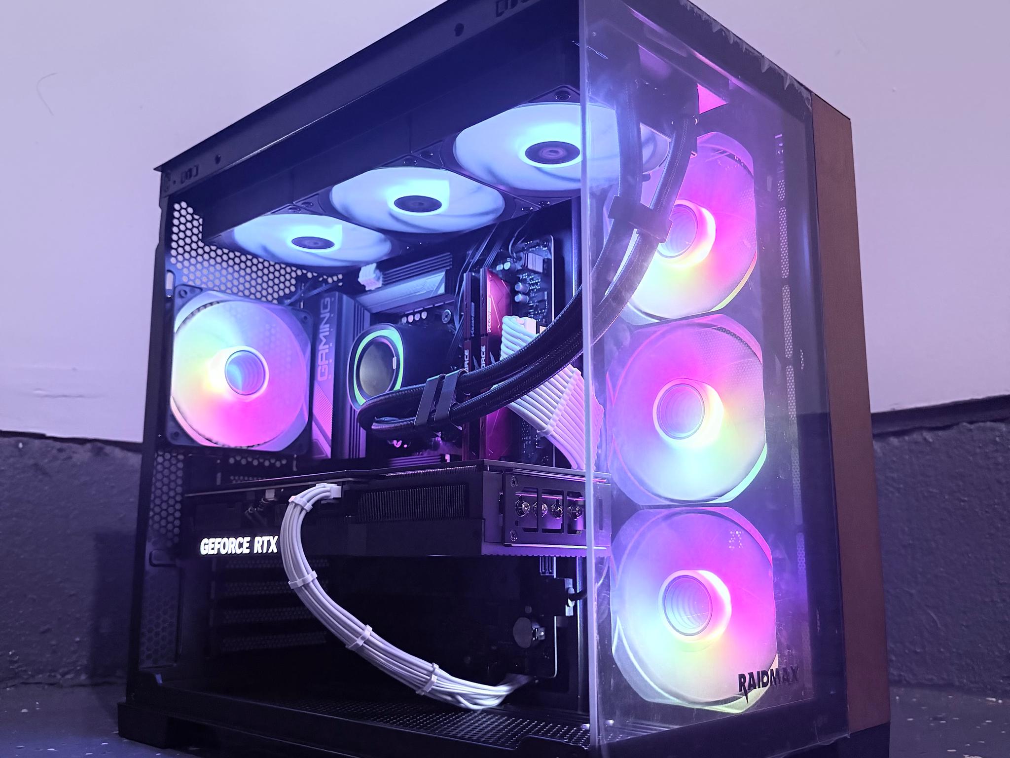 ⚫️"Frozen Timber"🌈| 4K Gaming | RTX 4080 16GB | Ryzen 7 7800X3D | 32GB DDR5 | 2TB SSD | Free Ship