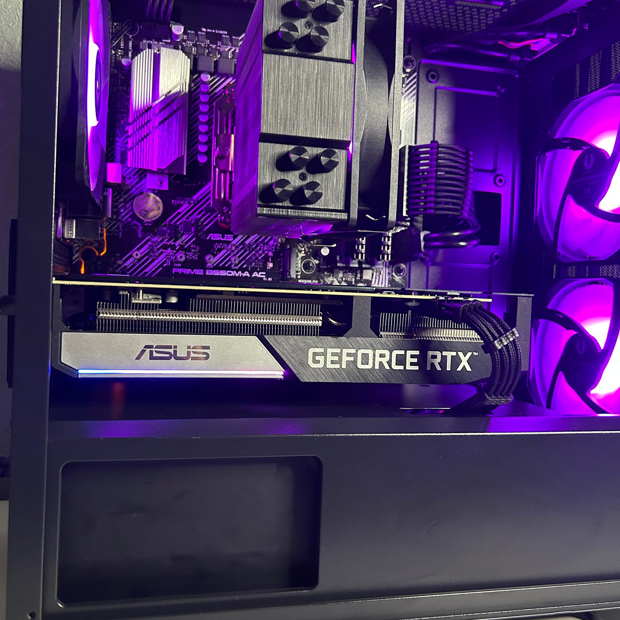 🥷😈 🥷| Asus Dual RTX 3060 Ti | Ryzen 5 5600 | Corsair Vengeance 16GB 3200Mhz | 1TB NVME 