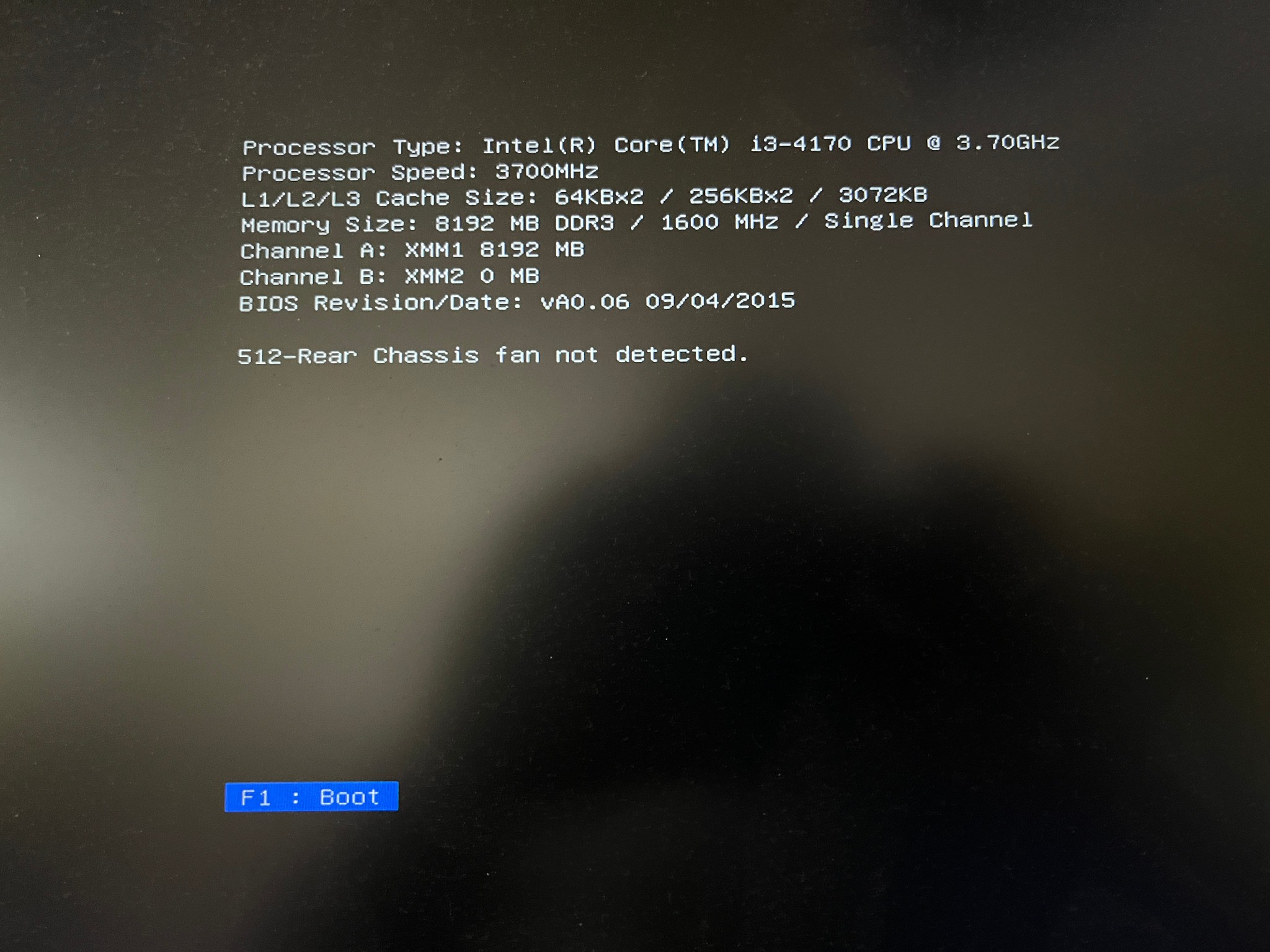 Budget Starter PC – i3‑4170, 8GB RAM, 160GB HDD, Wi‑Fi, BT, Win10 LTSC 2021