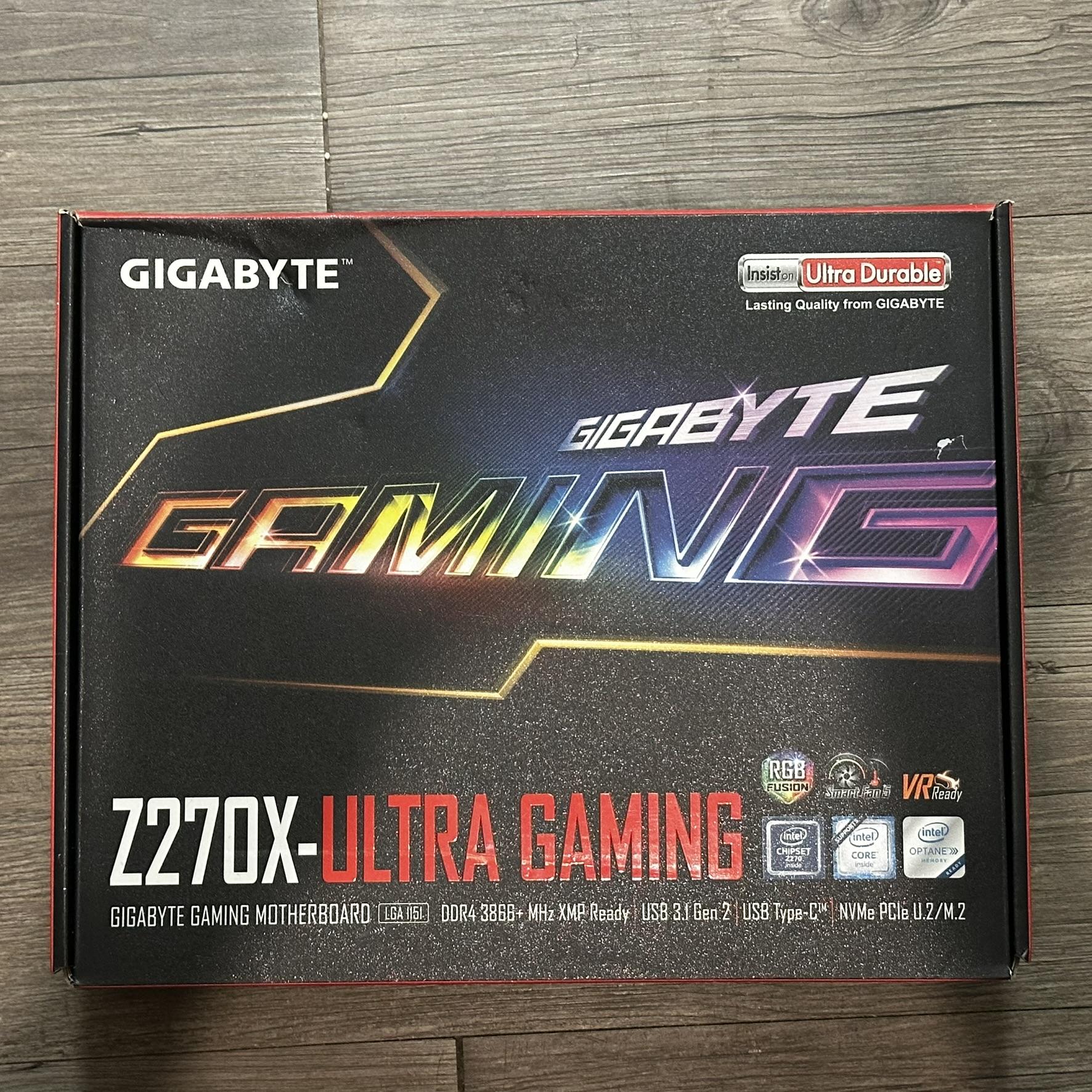 Gigabyte GA-Z270X Ultra Gaming Motherboard - LGA 1151, DDR4, USB 3.1, RGB Fusion