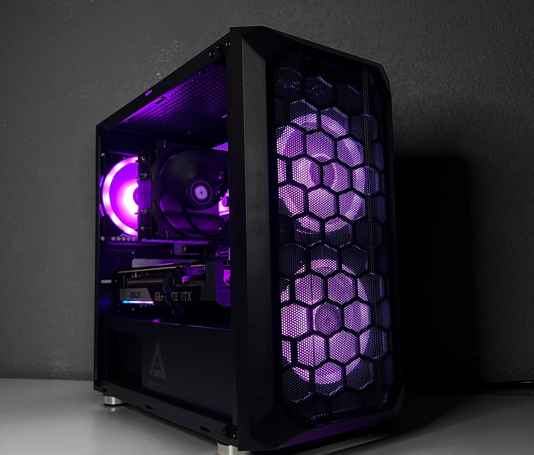 ⚫️🟣⚫️ | RTX 3060 Ti | Ryzen 5 5600 | 16GB Crucial Ballistix 3200Mhz