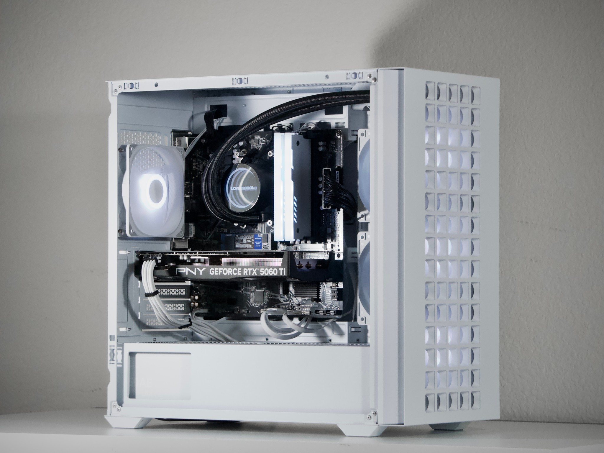 ⚪ RTX 5060 Ti 8GB + Ryzen 7 5700 | 16GB DDR4 | 1TB NVMe | WiFi/BT | 1440p Gaming PC | FREE Shipping!