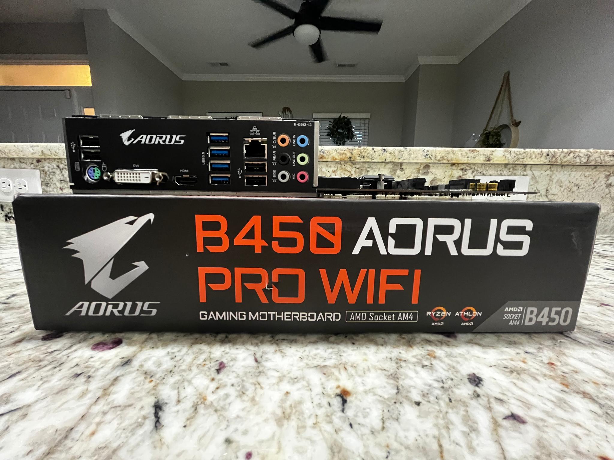 Gigabyte B450 AORUS ELITE ATX AM4 Motherboard