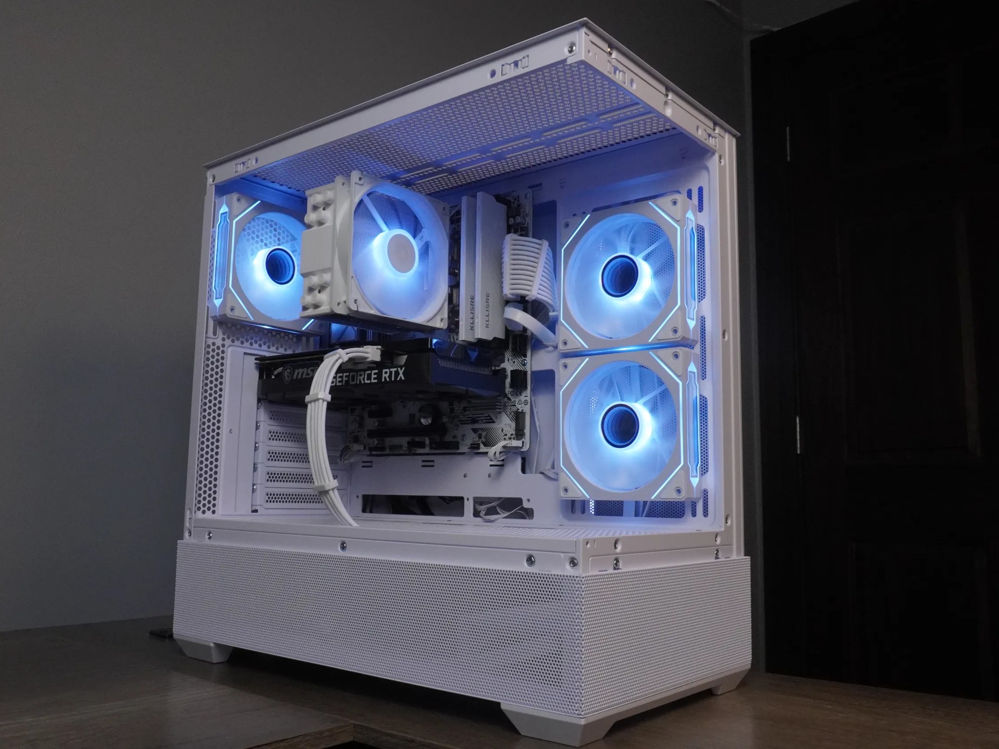 🤍 ARCTIC BEAST 🤍 1440p/1080p GAMING MACHINE 💚RTX 3060ti 🧡 Ryzen 5 5600 | 32GB | WIFI