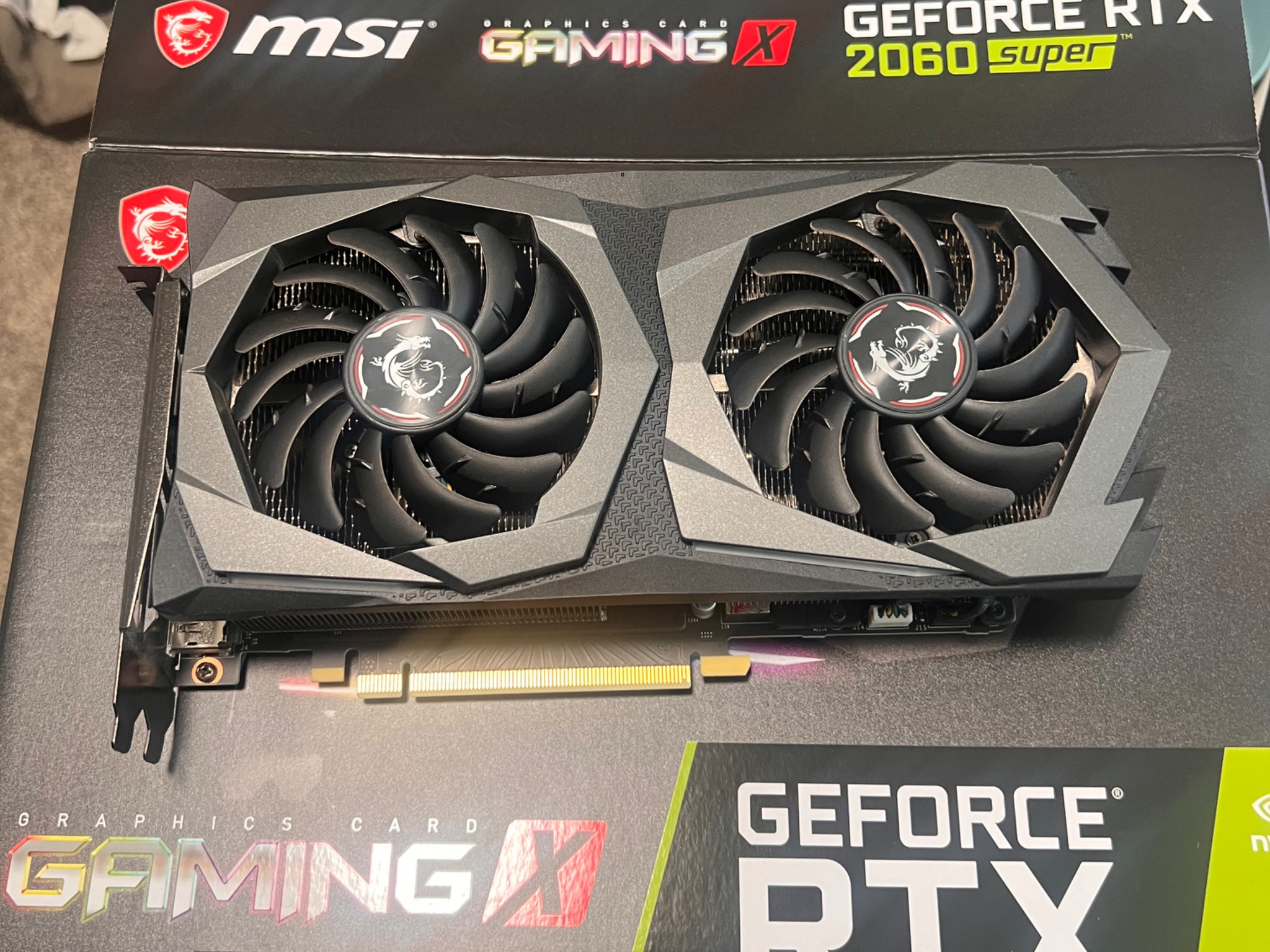 2060 S MSI Nvidia GPU 8 GB