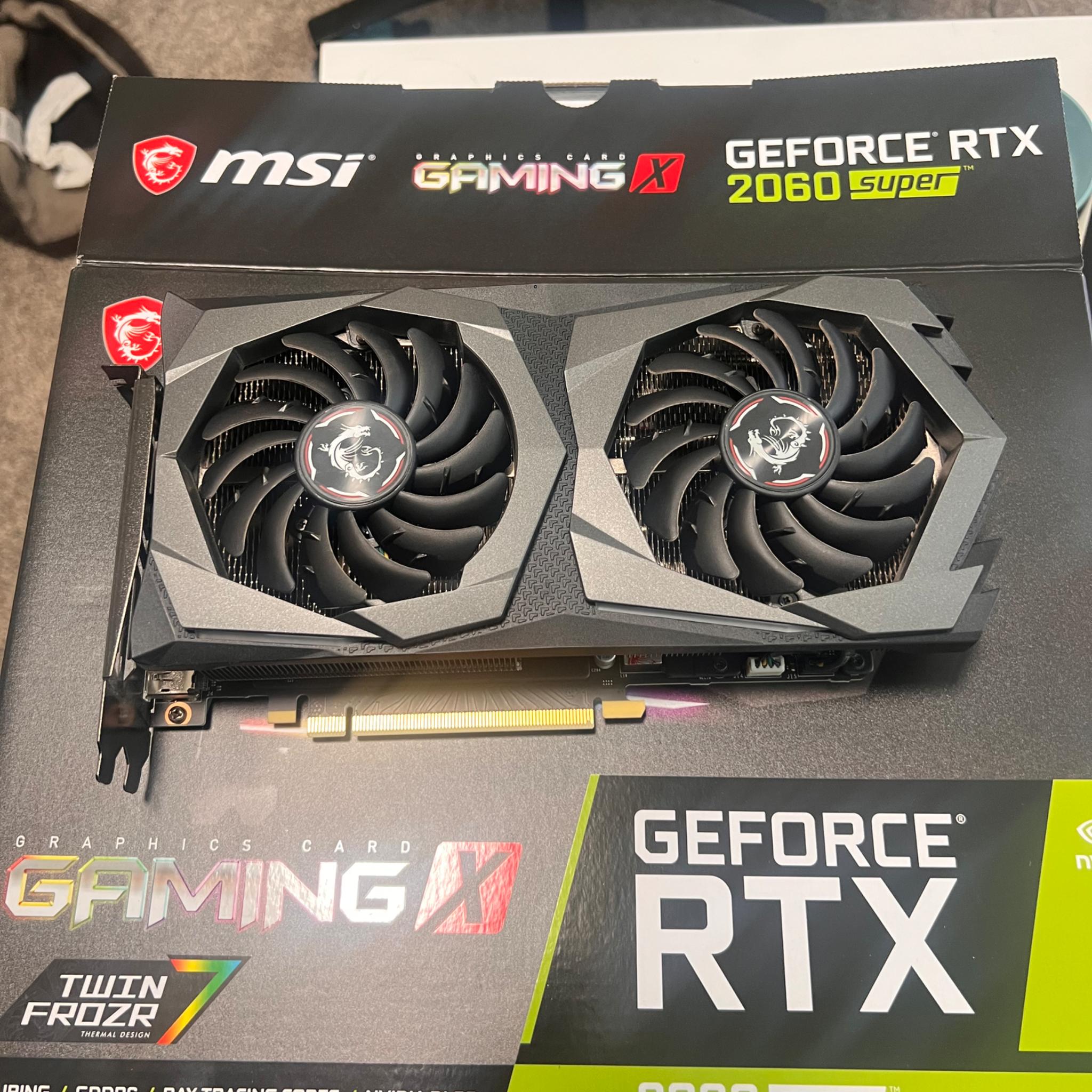 2060 S MSI Nvidia GPU 8 GB