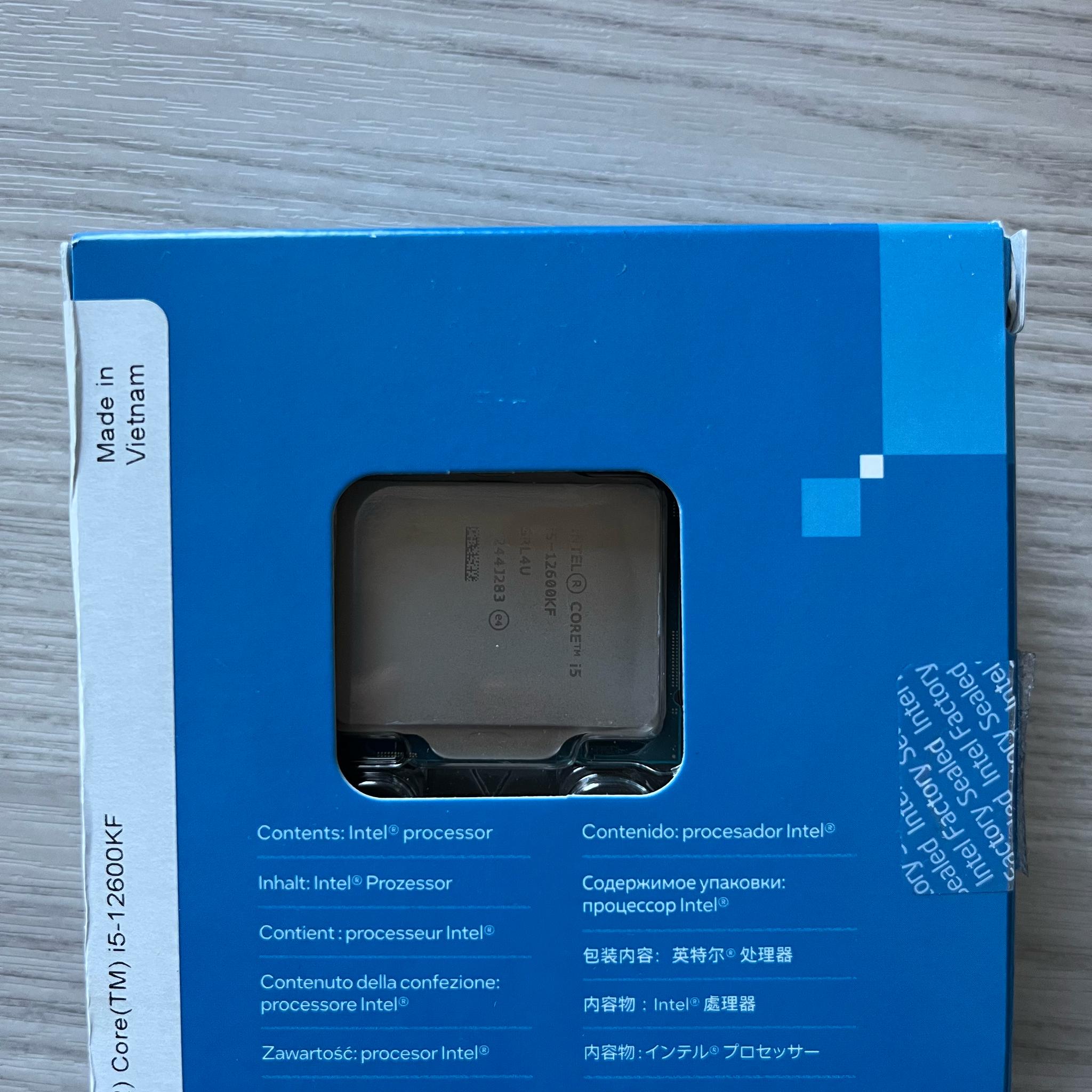 Intel Core i5-12600KF LGA 1700, Great Condition with Original Box and Manual