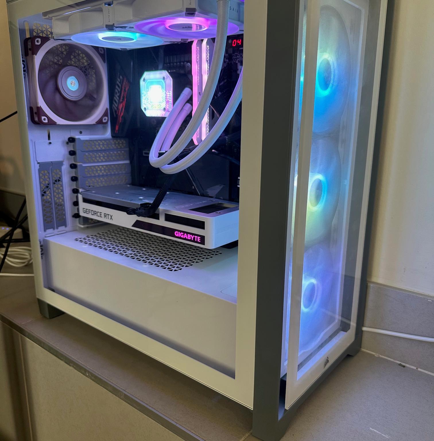 Intel i9 RTX 3060 Gaming PC "White Lightning"