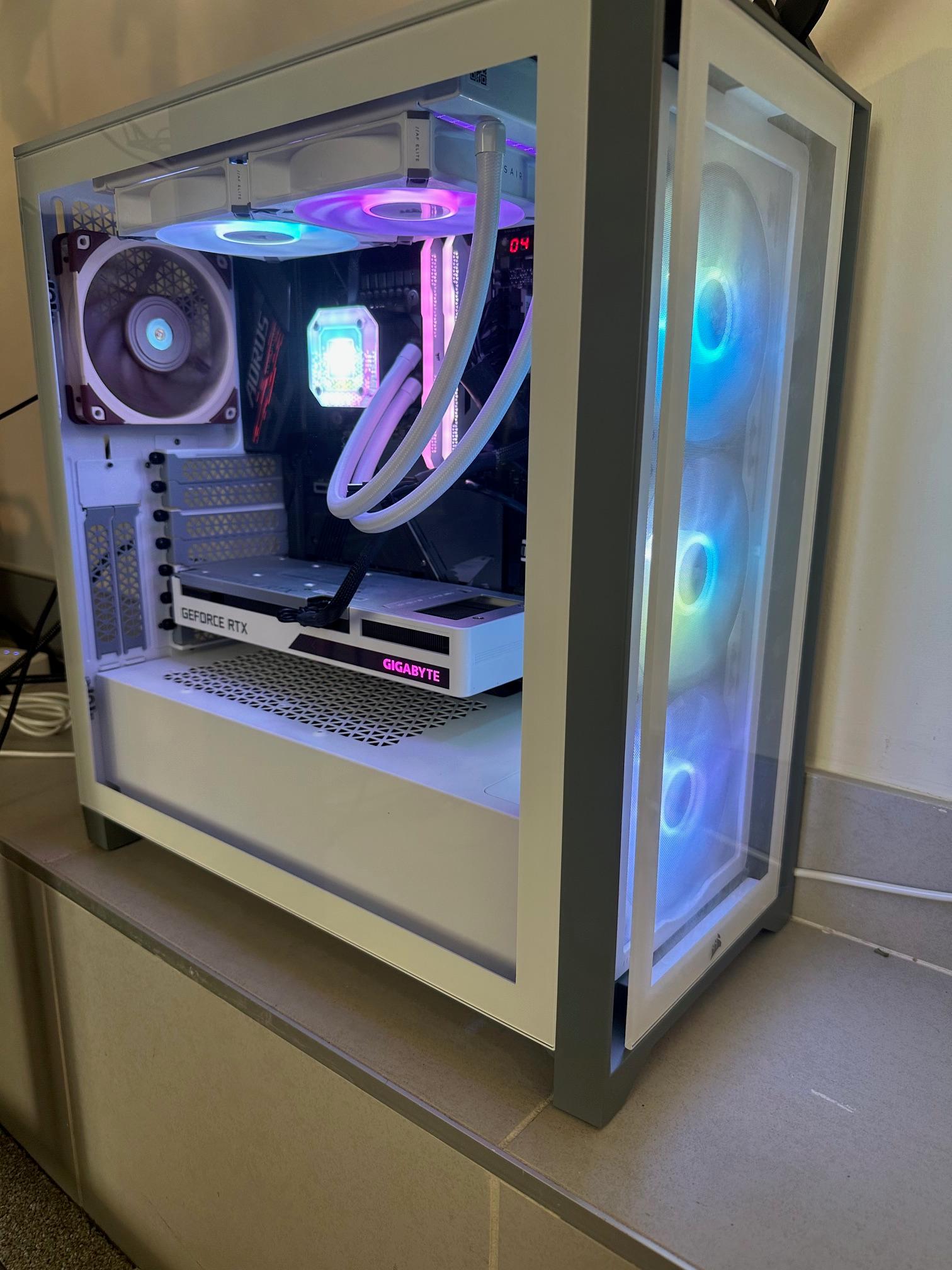 Intel i9 RTX 3060 Gaming PC "White Lightning"