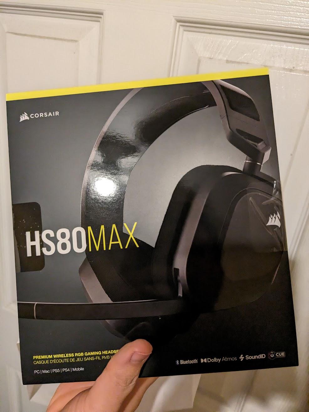 BNIB Corsair HS80 Max Wireless Gaming Headset