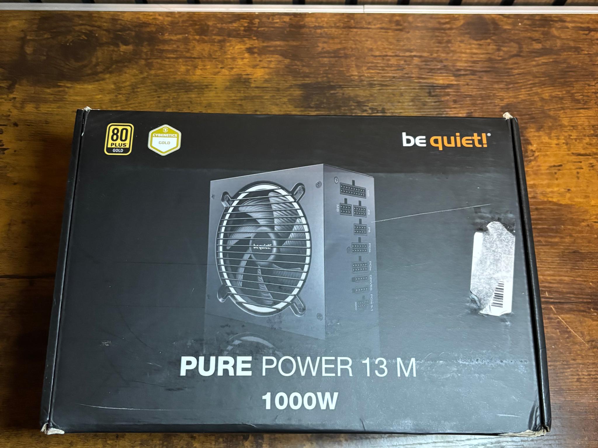 Be Quiet! Pure Power 13 M 1000W 80 + Gold Power Supply