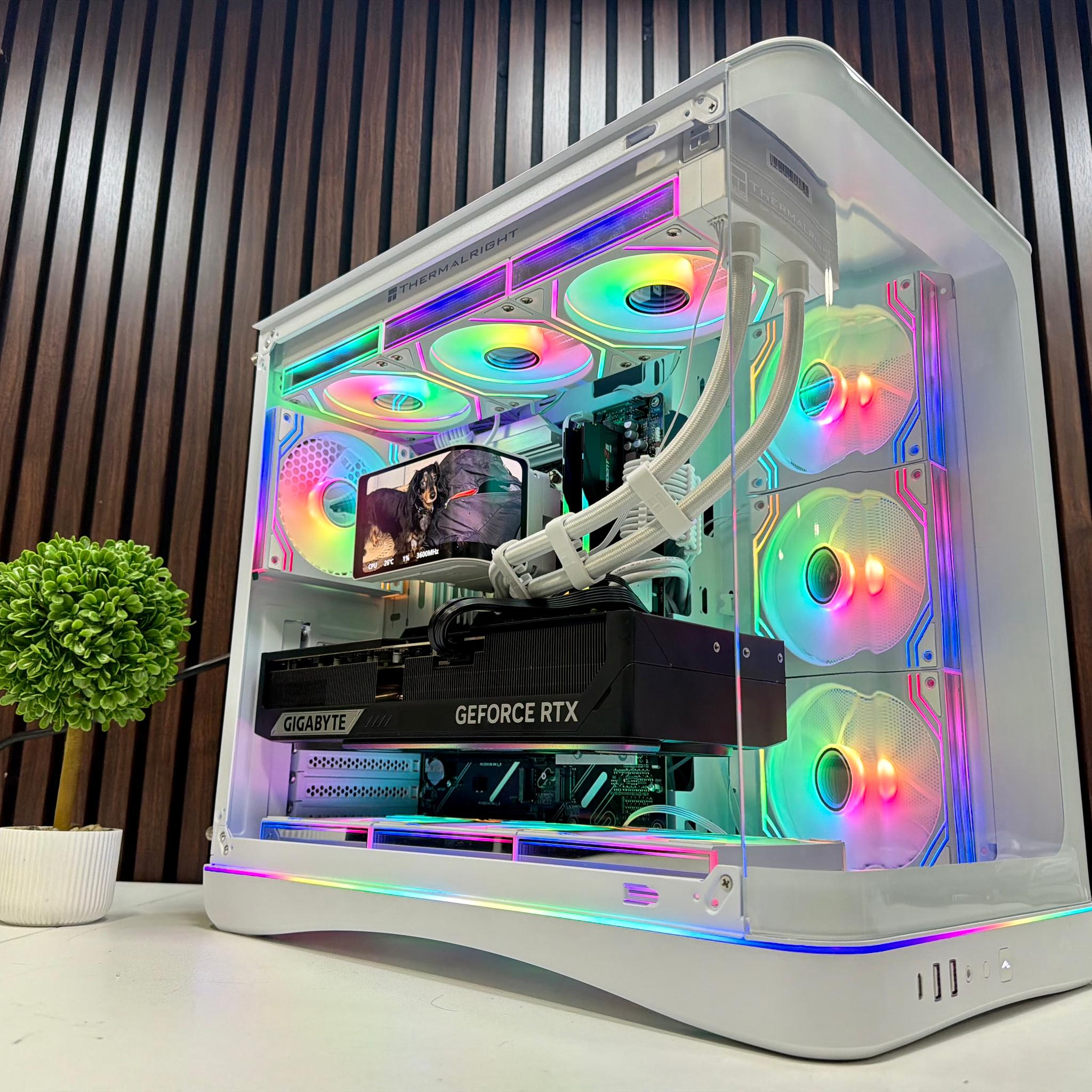 RTX 5090 | Ryzen 9950X3D | 64GB DDR5 | 4TB M.2 | 1200 Watt Gold PSU | LCD AIO