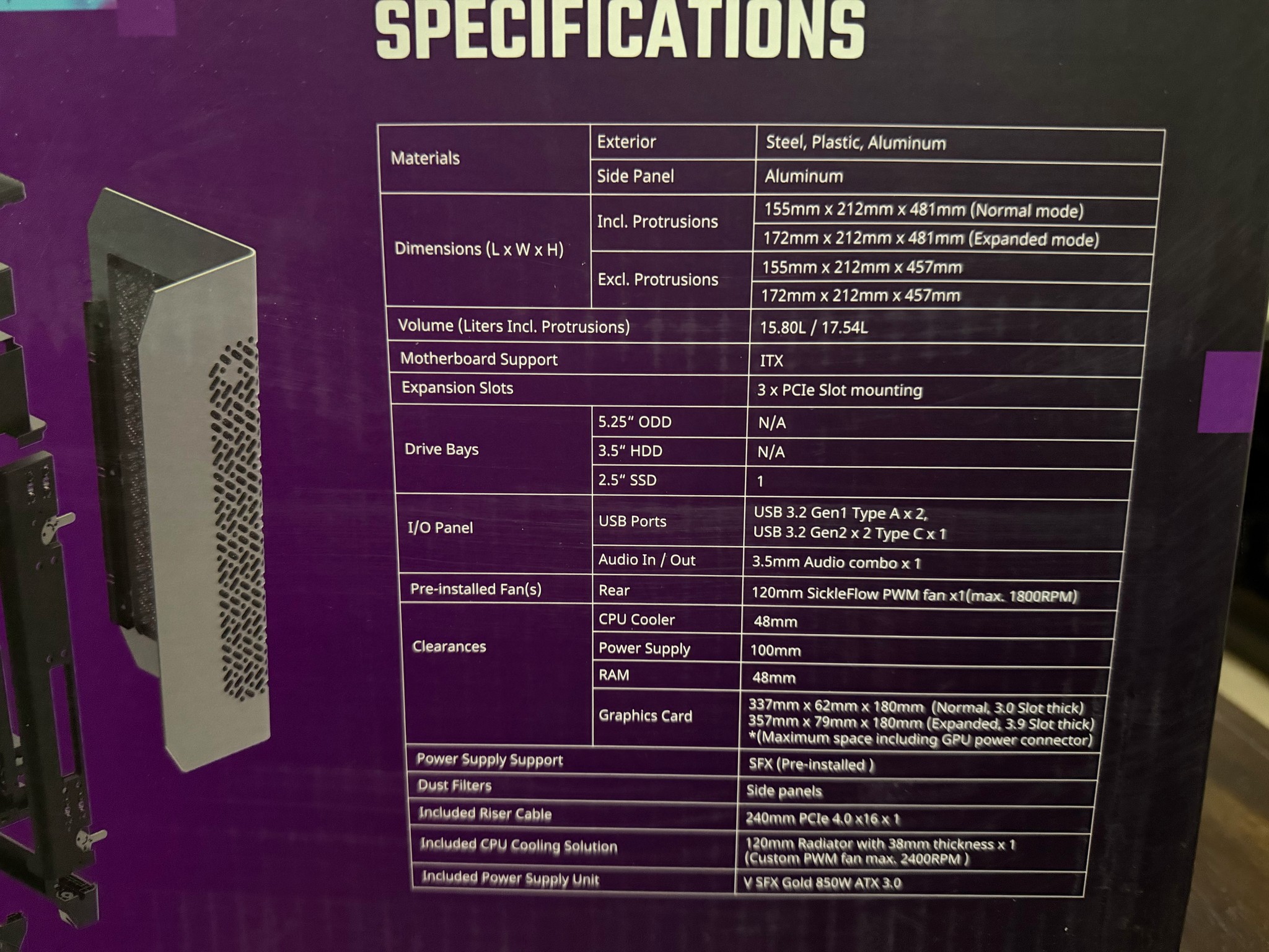 Cooler Master NCORE 100 Max, Used