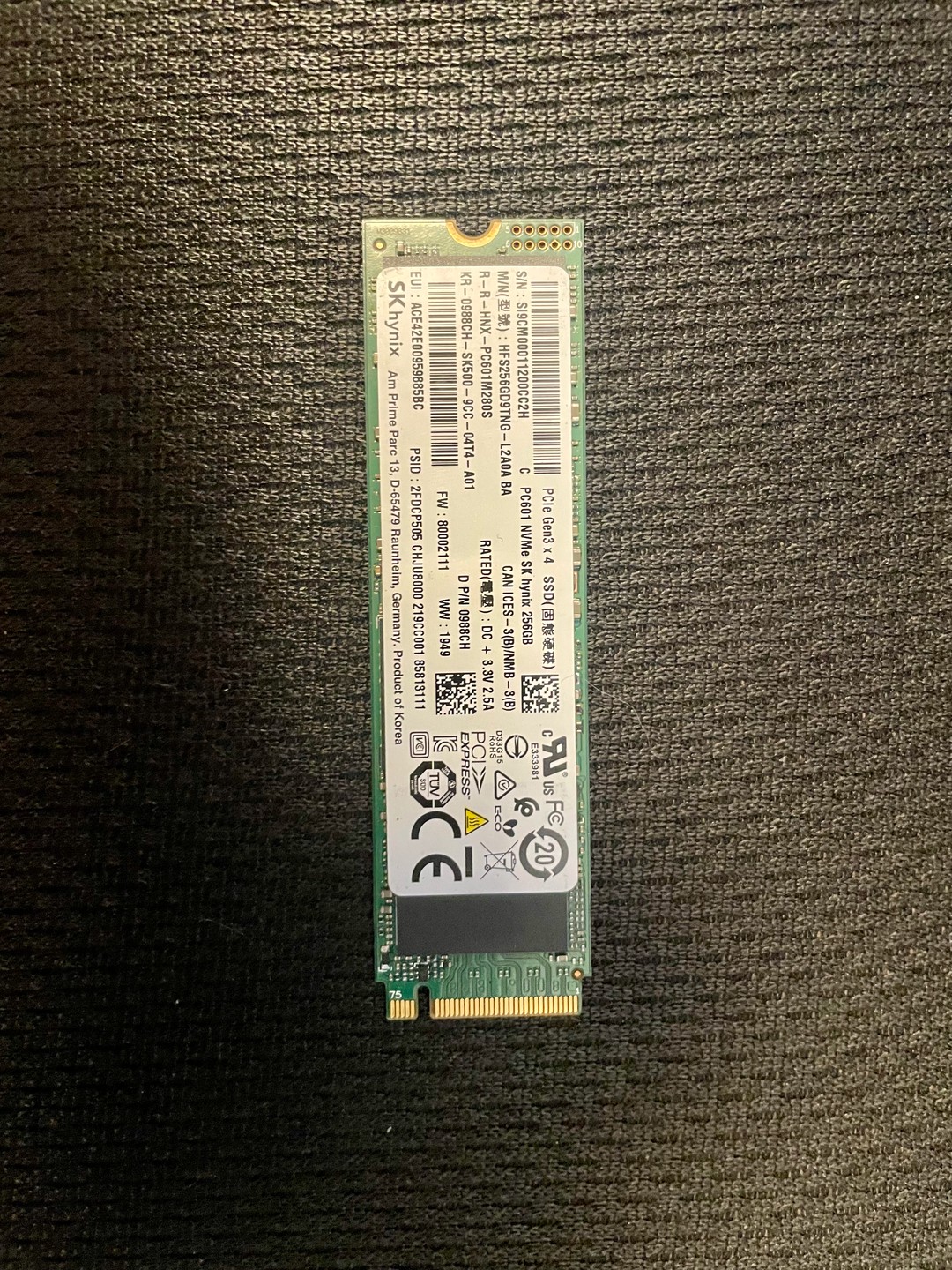 256GB NVMe SSD Gen3 x 4 *Memorial Day Memory Madness Sale* | Jawa