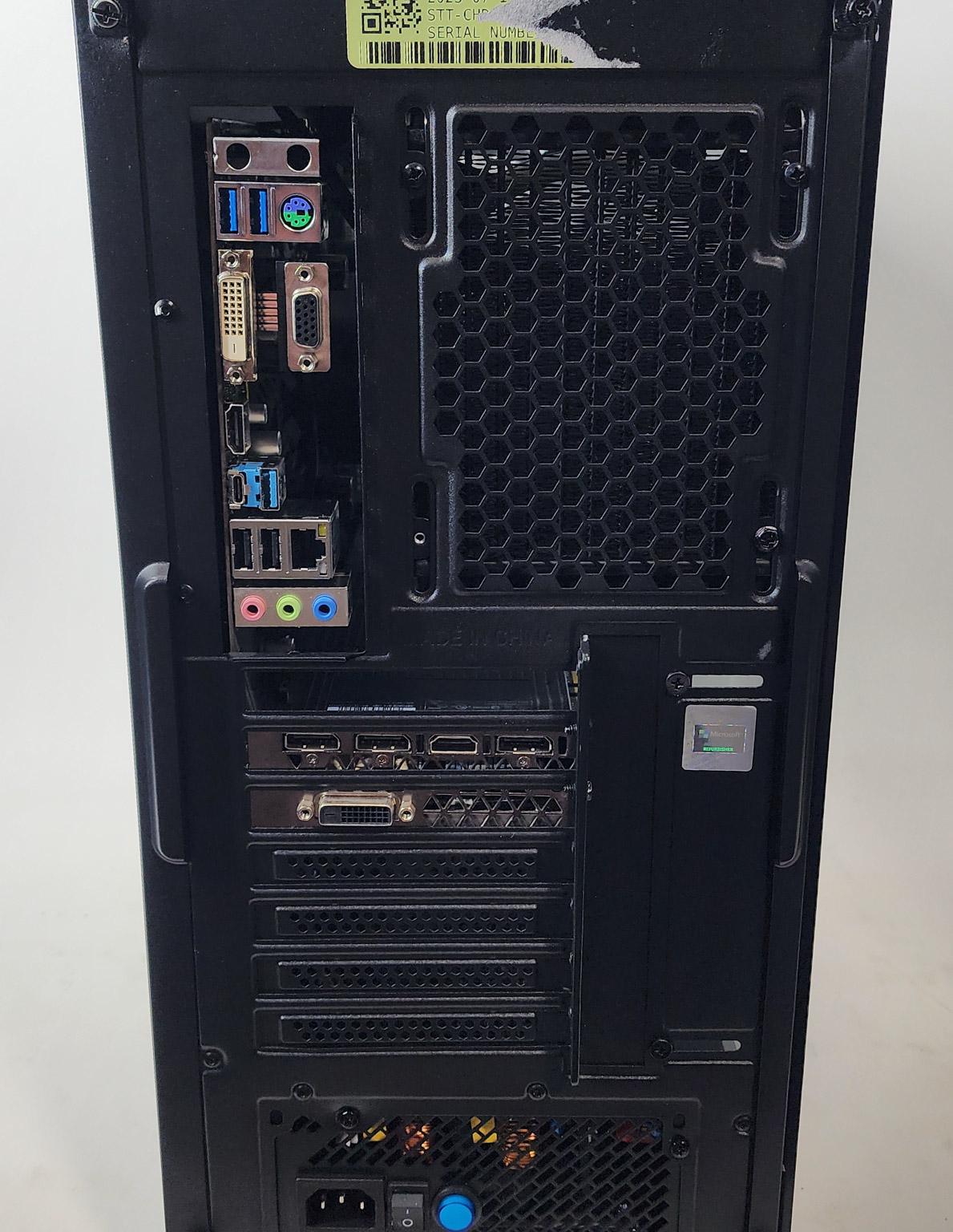 Gaming PC i7-8700K 16GB RAM 512GB SSD GTX 1080 8GB Windows 11 Computer