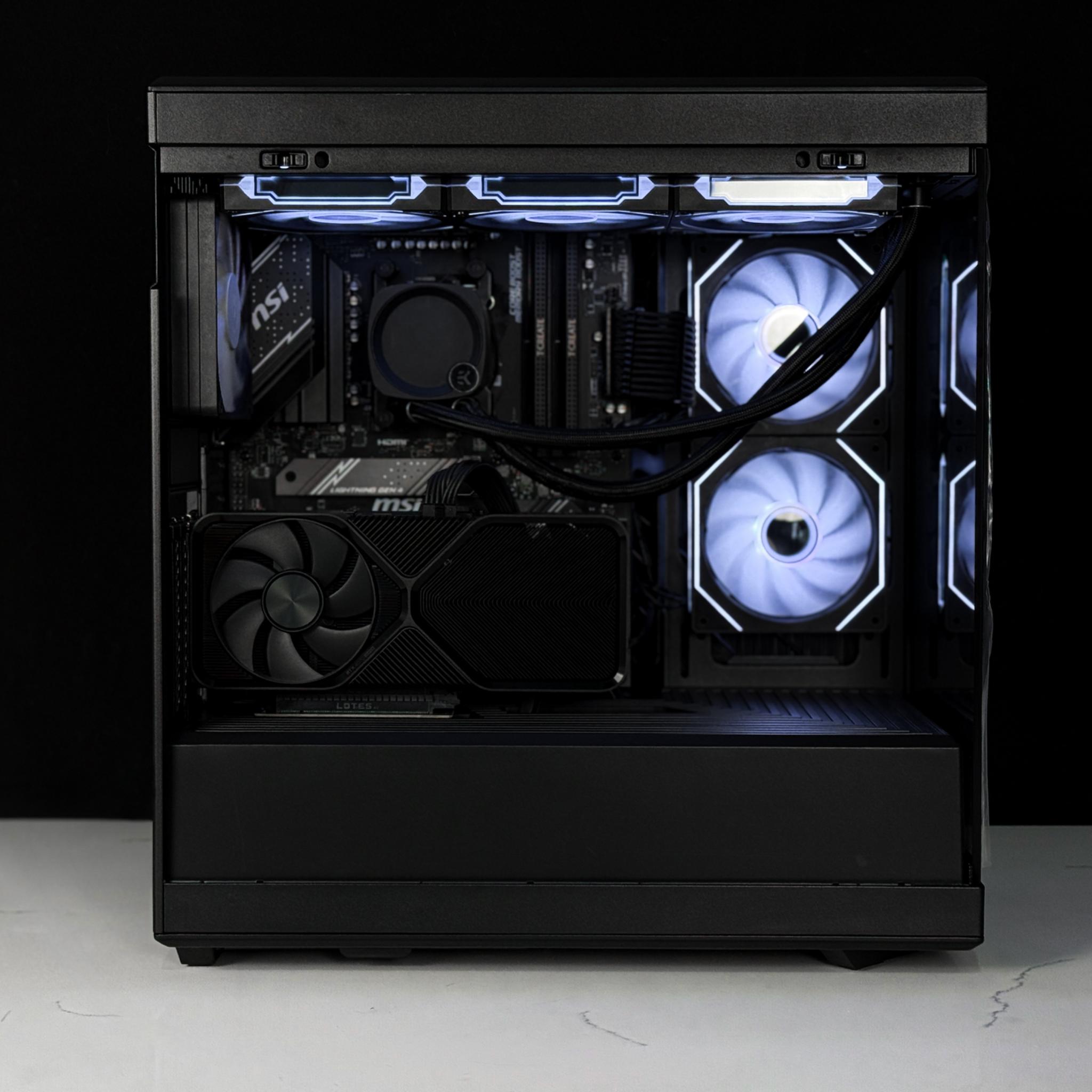Blackout RGB Highend Gaming PC - 7900X | RTX 4070 Super | 32GB DDR5 | 2TB NVMe