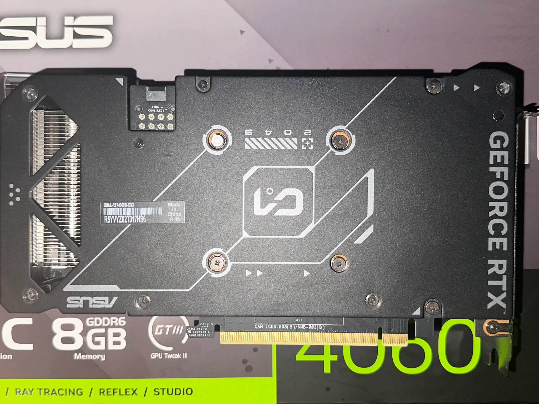 Asus Dual 4060ti 8GB