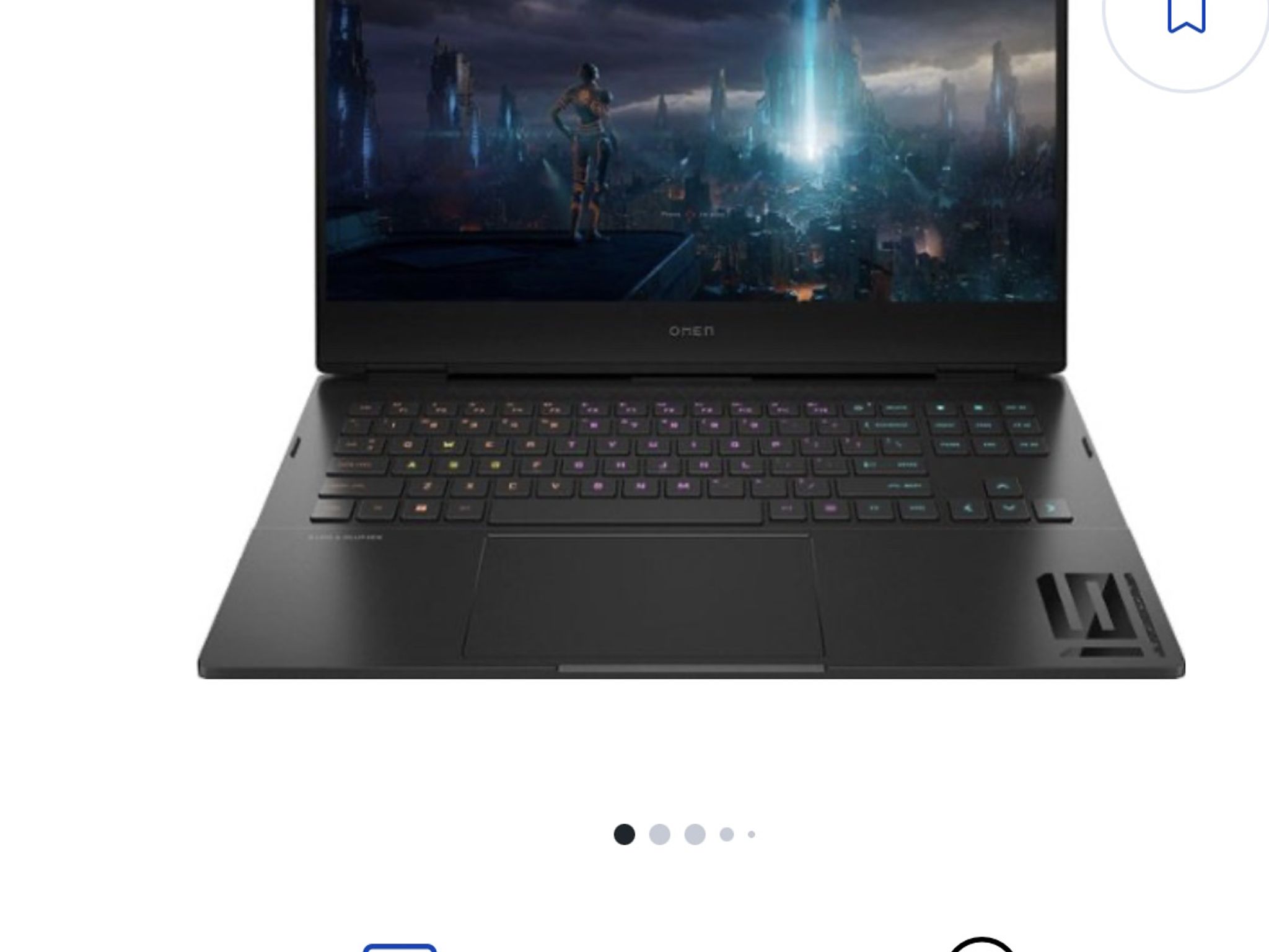 HP Omen 16.1" Gaming Laptop - Nvidia RTX 3050ti, Intel Core i7 12700h, 16gb DDR5 RAM, 1tb SSD