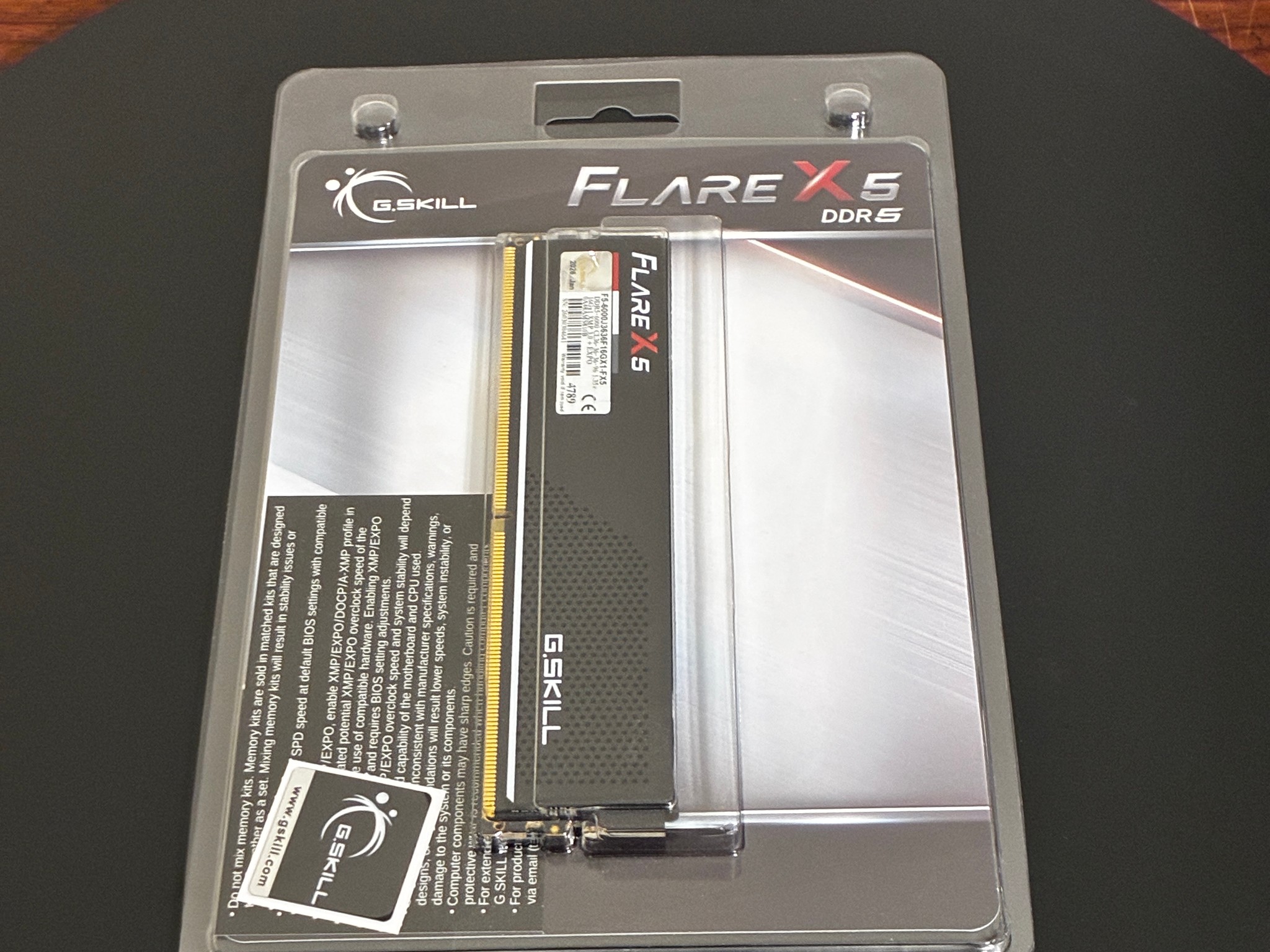 G.Skill Flare X5 16GB DDR5-5600 (1x16GB)